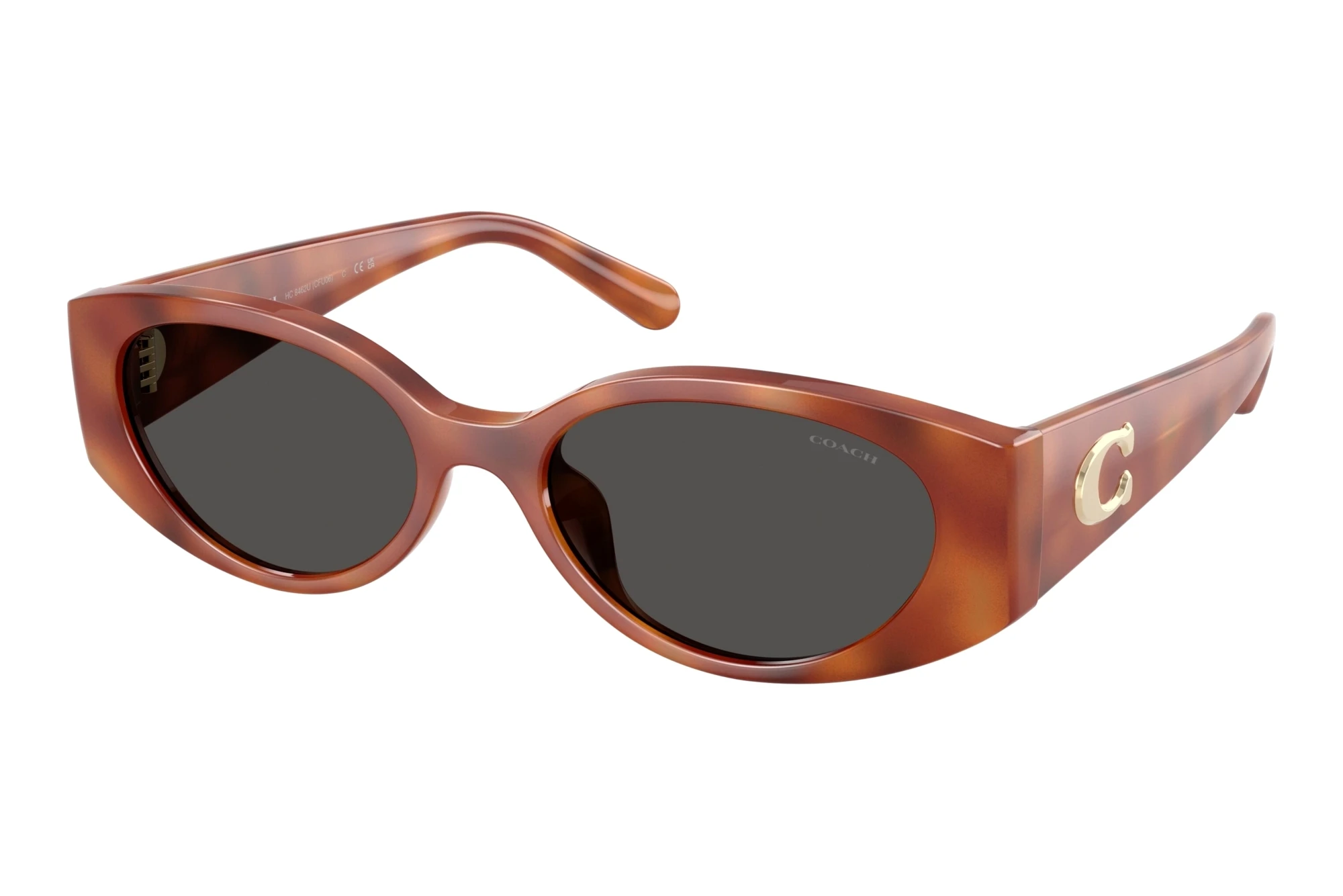 Coach   HC8462U 577487 Grey SolidCaramel Tortoise