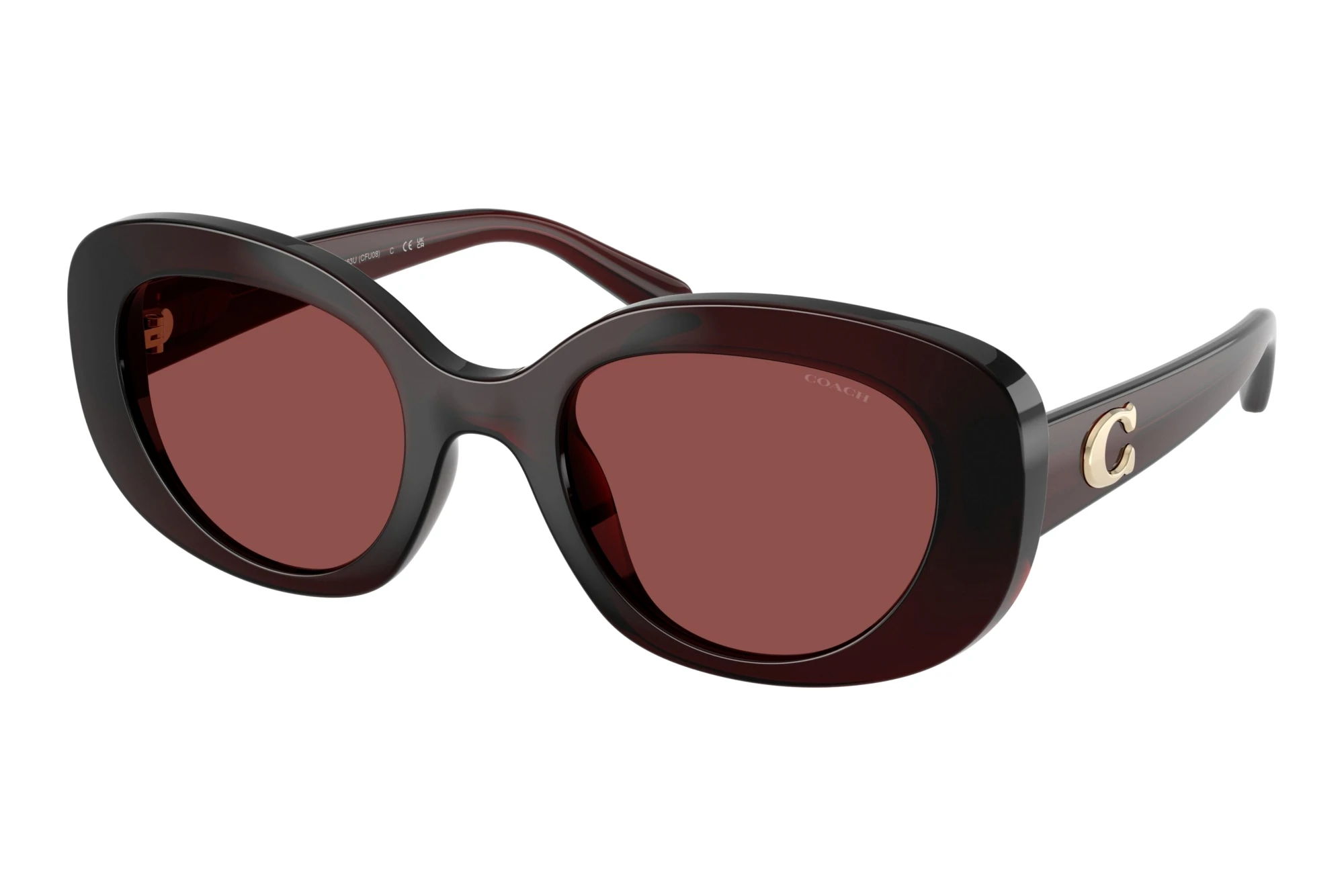 Coach   HC8463U 596375 Wine SolidTransparent Garnet