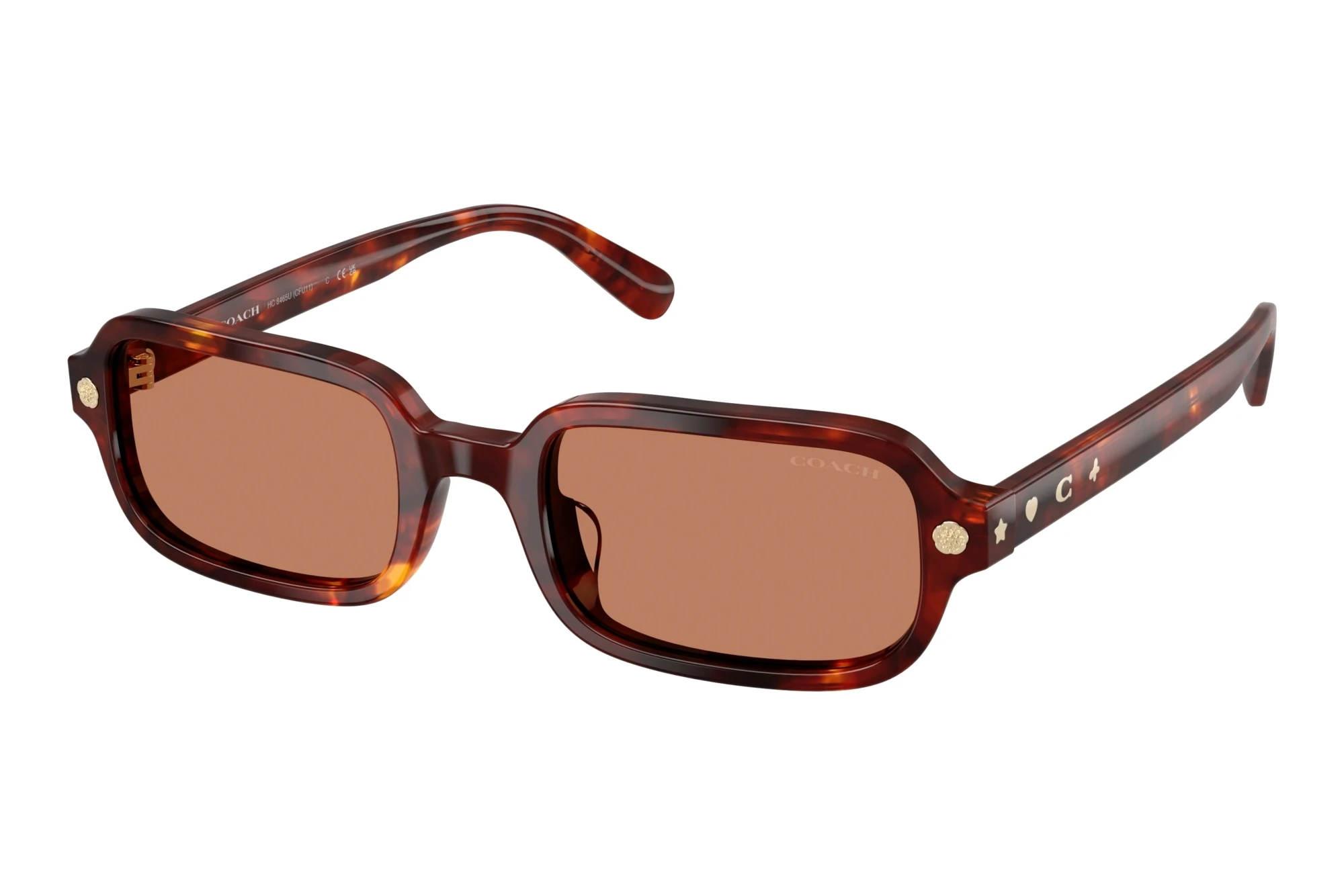 Coach   HC8465U 593873 Light Brown SolidWalnut Tortoise