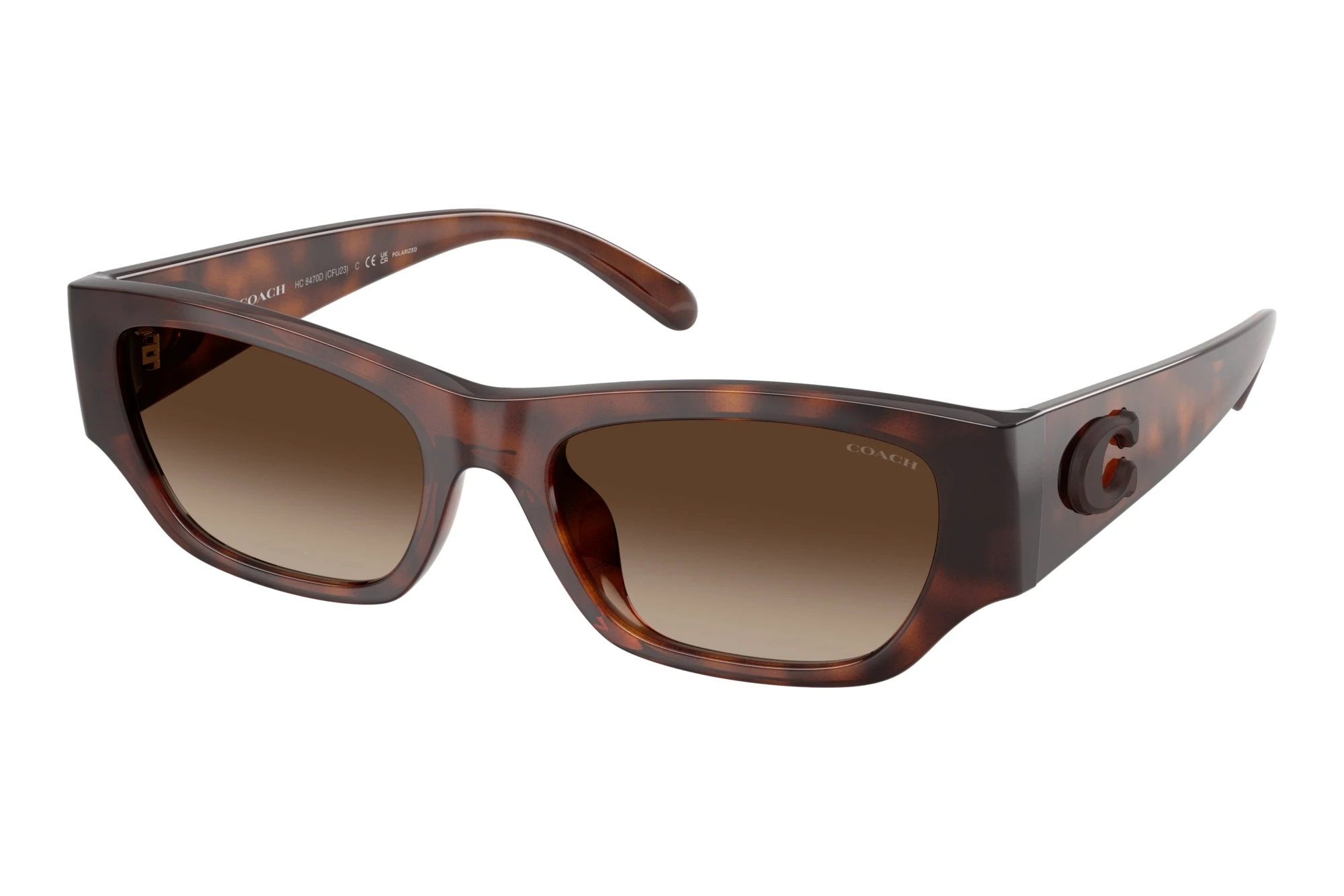 Coach   HC8470D 512087 Brown Gradient PolarizedDark Tortoise