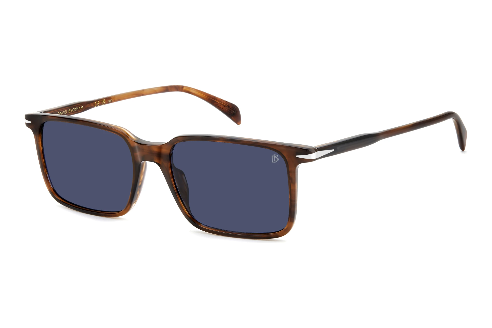 David Beckham   DB 1220/S EX4/KU BLUEBROWN HORN