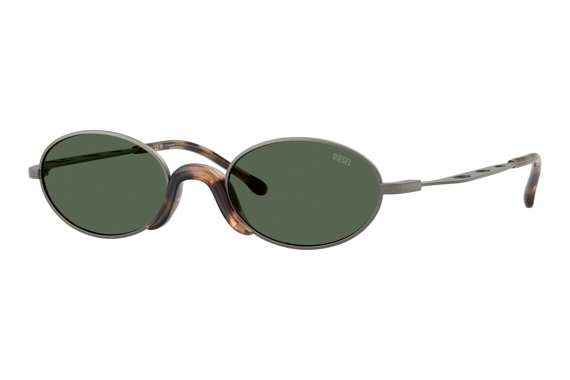 Diesel   DL1023T 104971 Solid Dark GreenMatte Gunmetal