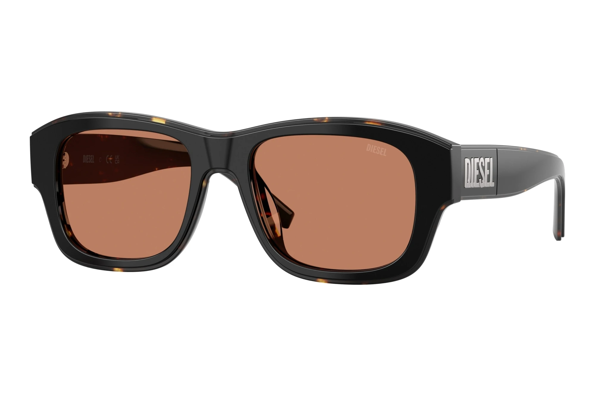 Diesel   DL2020U 207173 BrownTop Black Havana Yellow