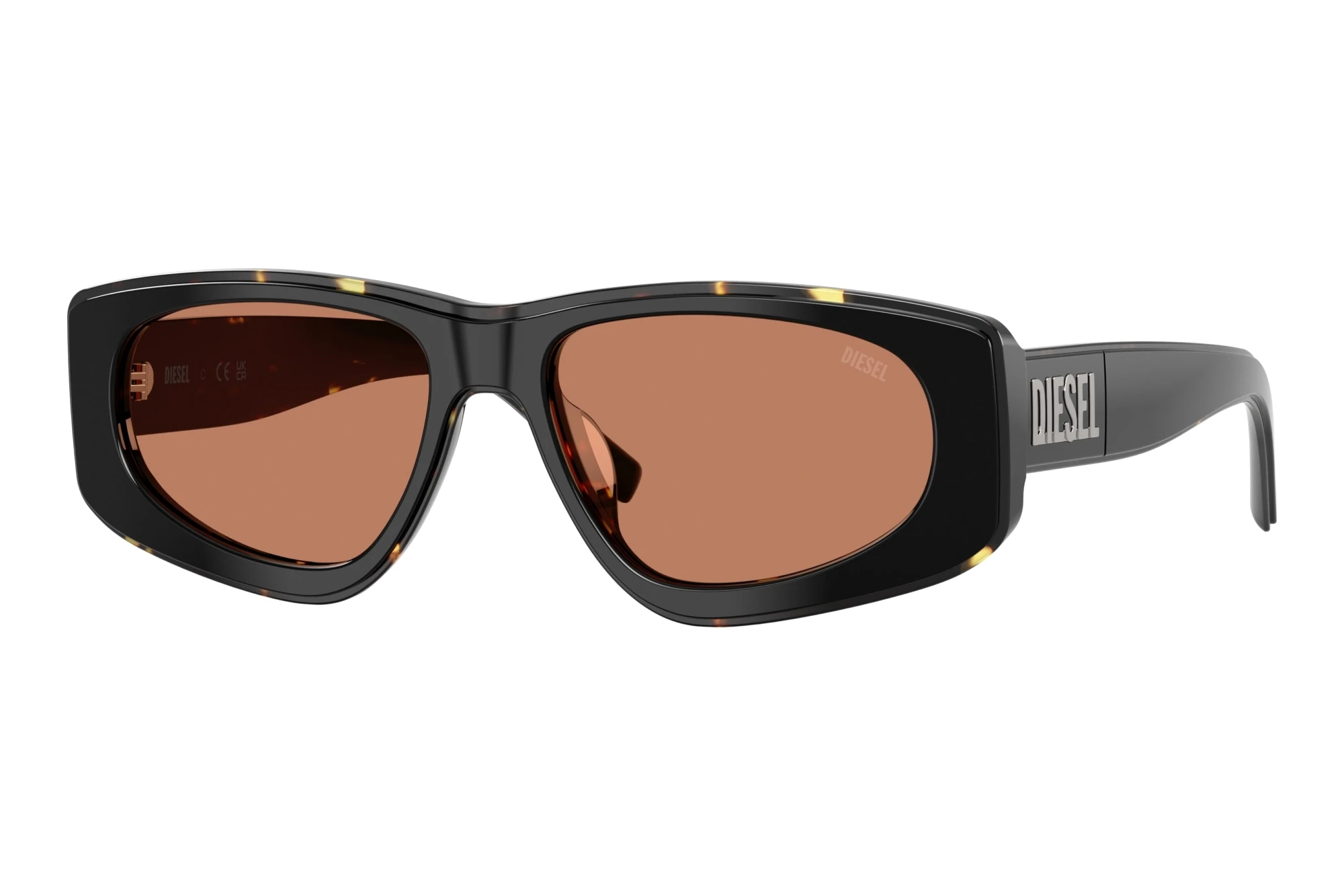Diesel   DL2021U 207173 BrownTop Black Havana Yellow
