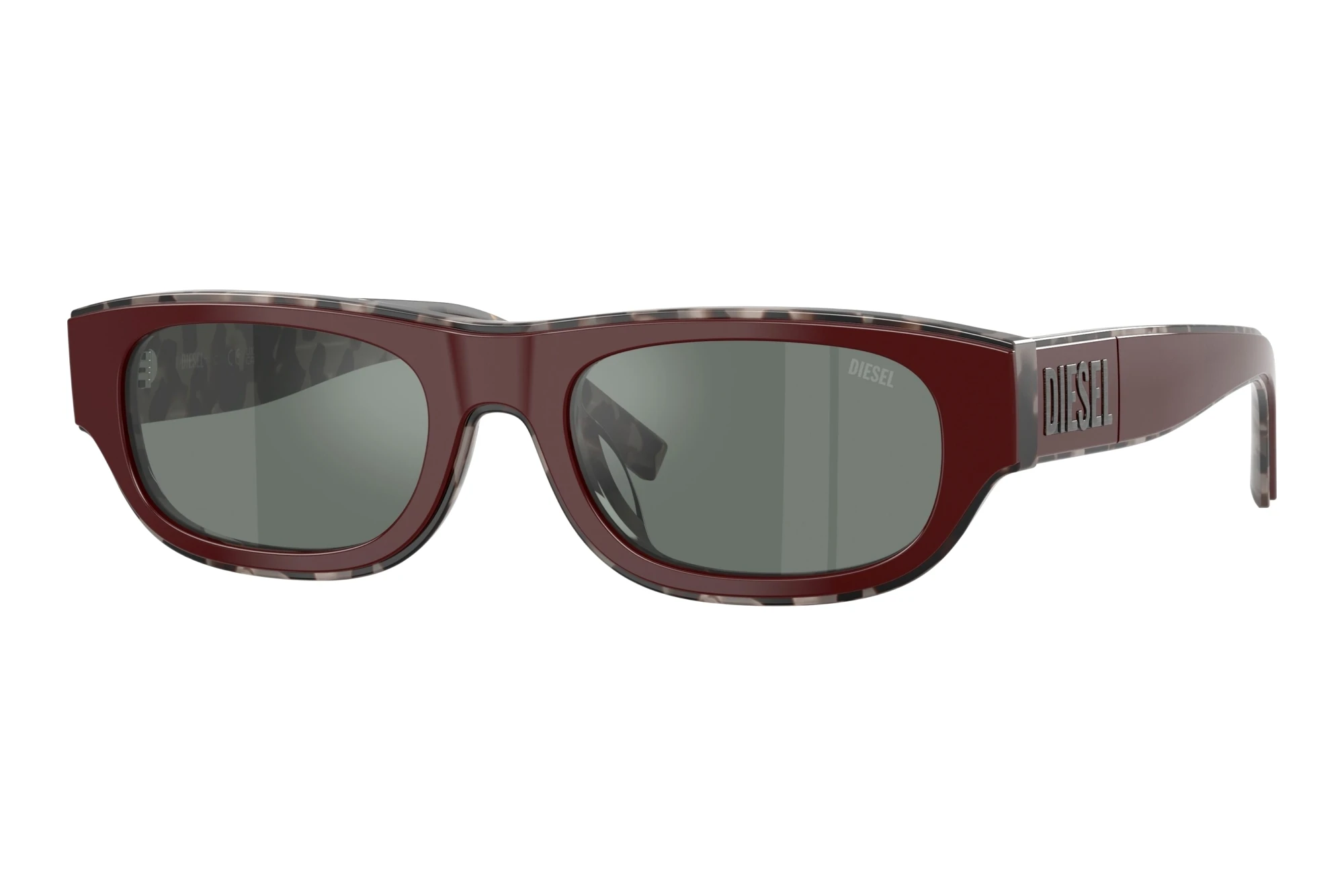Diesel   DL2022U 20726V Dark Grey Flash SilverTop Burgundy Havana Grey