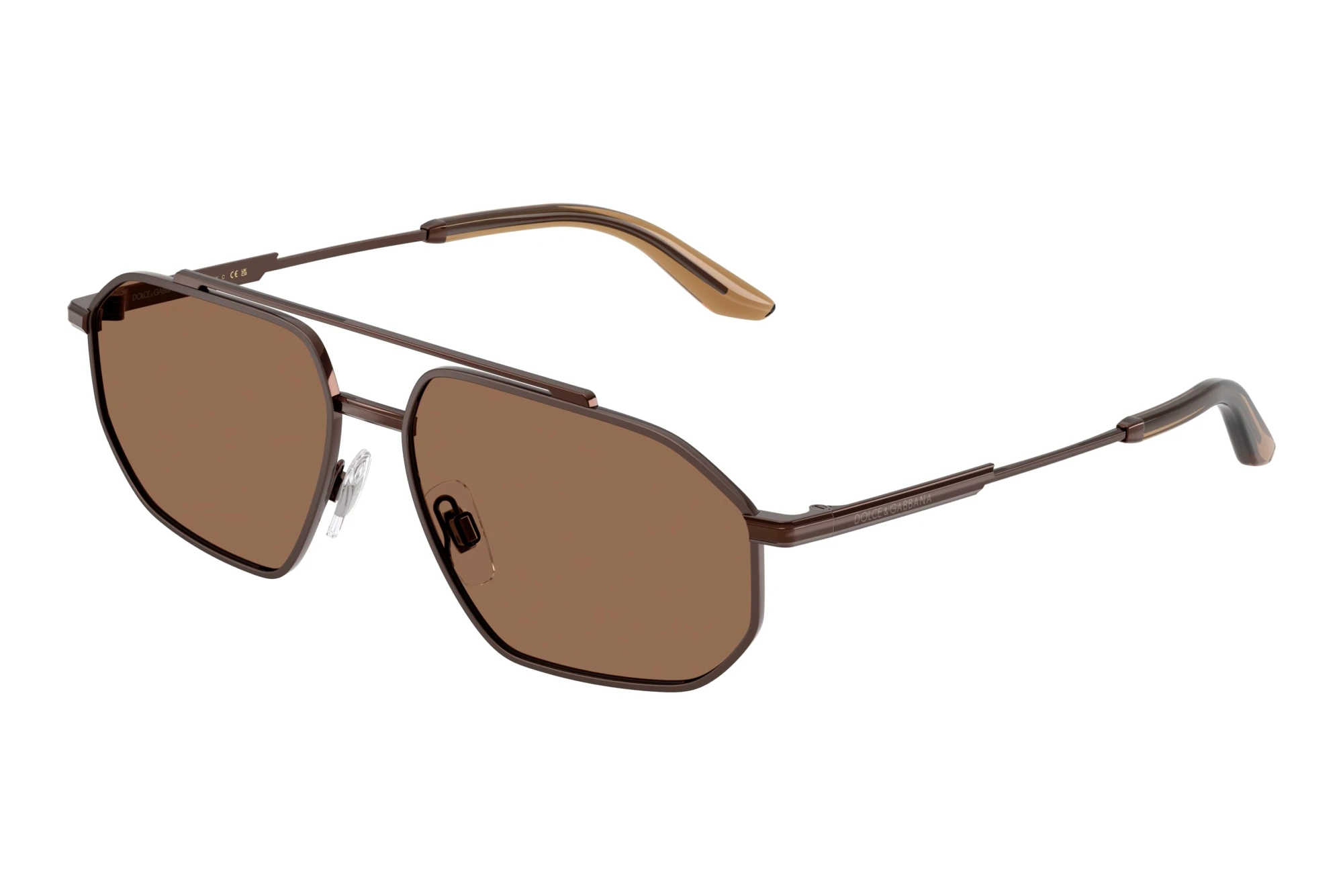 Dolce & Gabbana   DG2328 133673 Dark BrownBrown/Matte Brown