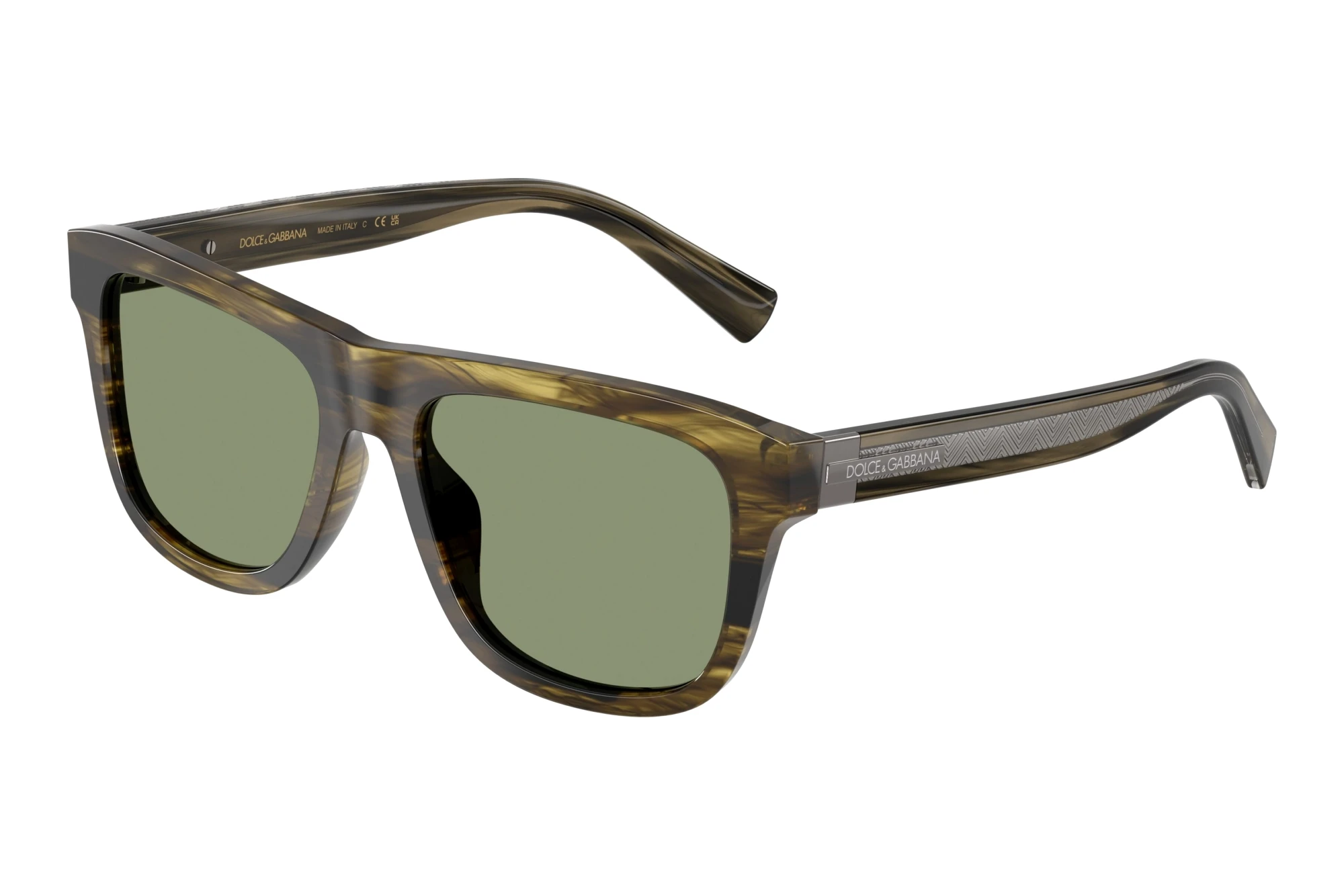 Dolce & Gabbana   DG4545 306682 GreenStriped Green