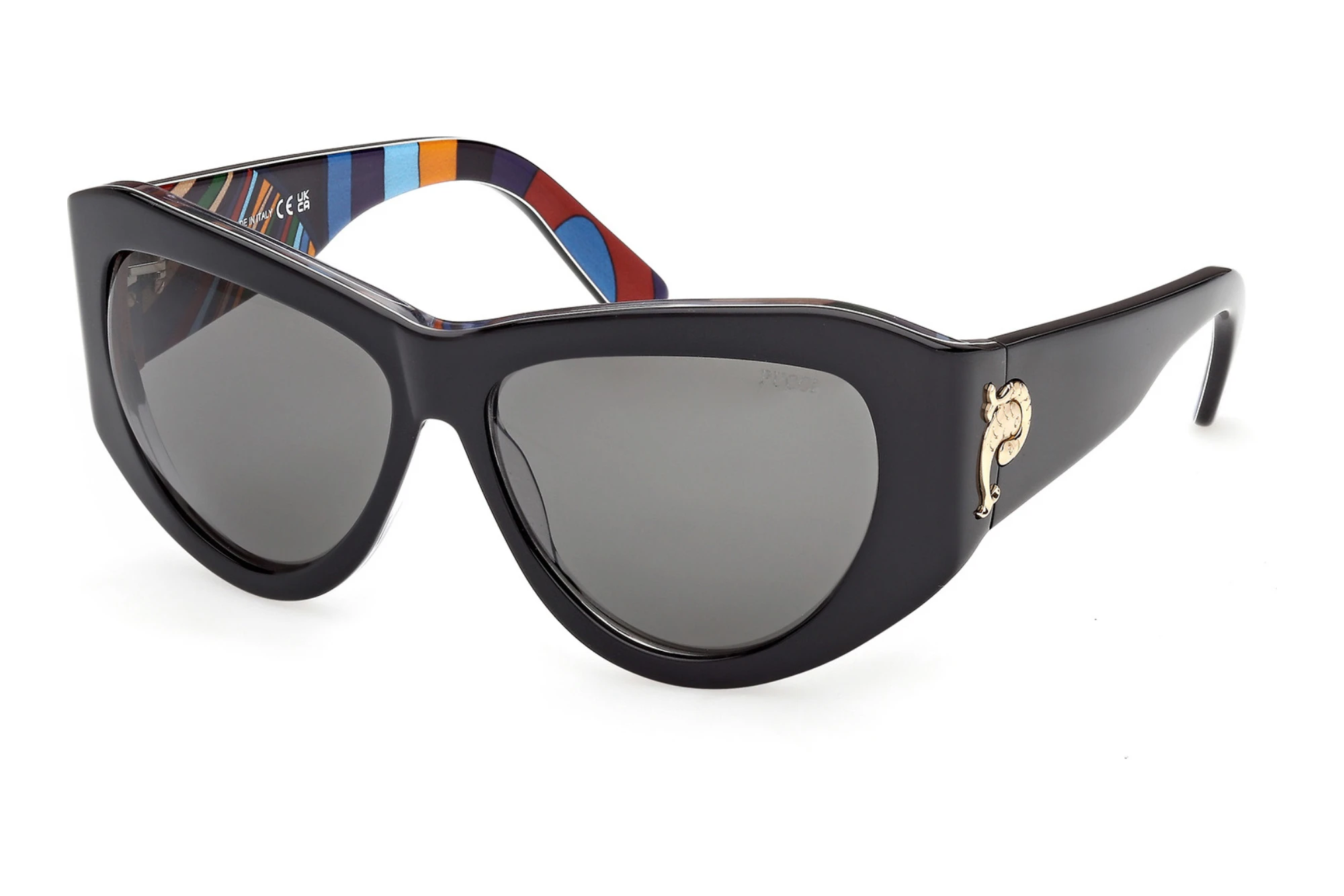 Emilio Pucci   EP0241 05A grauSchwarz/Muster