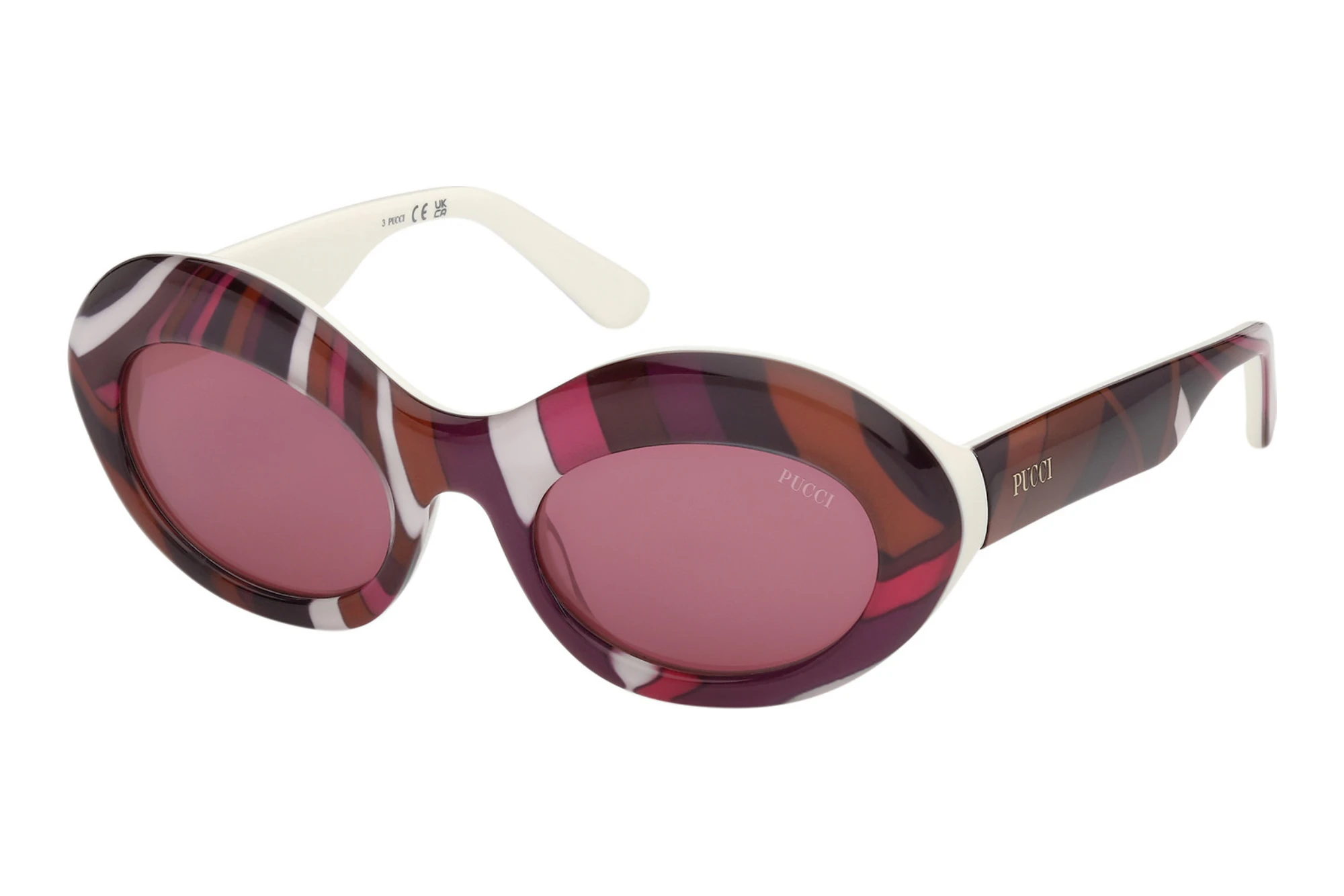 Emilio Pucci   EP0246 99S bordeauxAnimalier/Muster