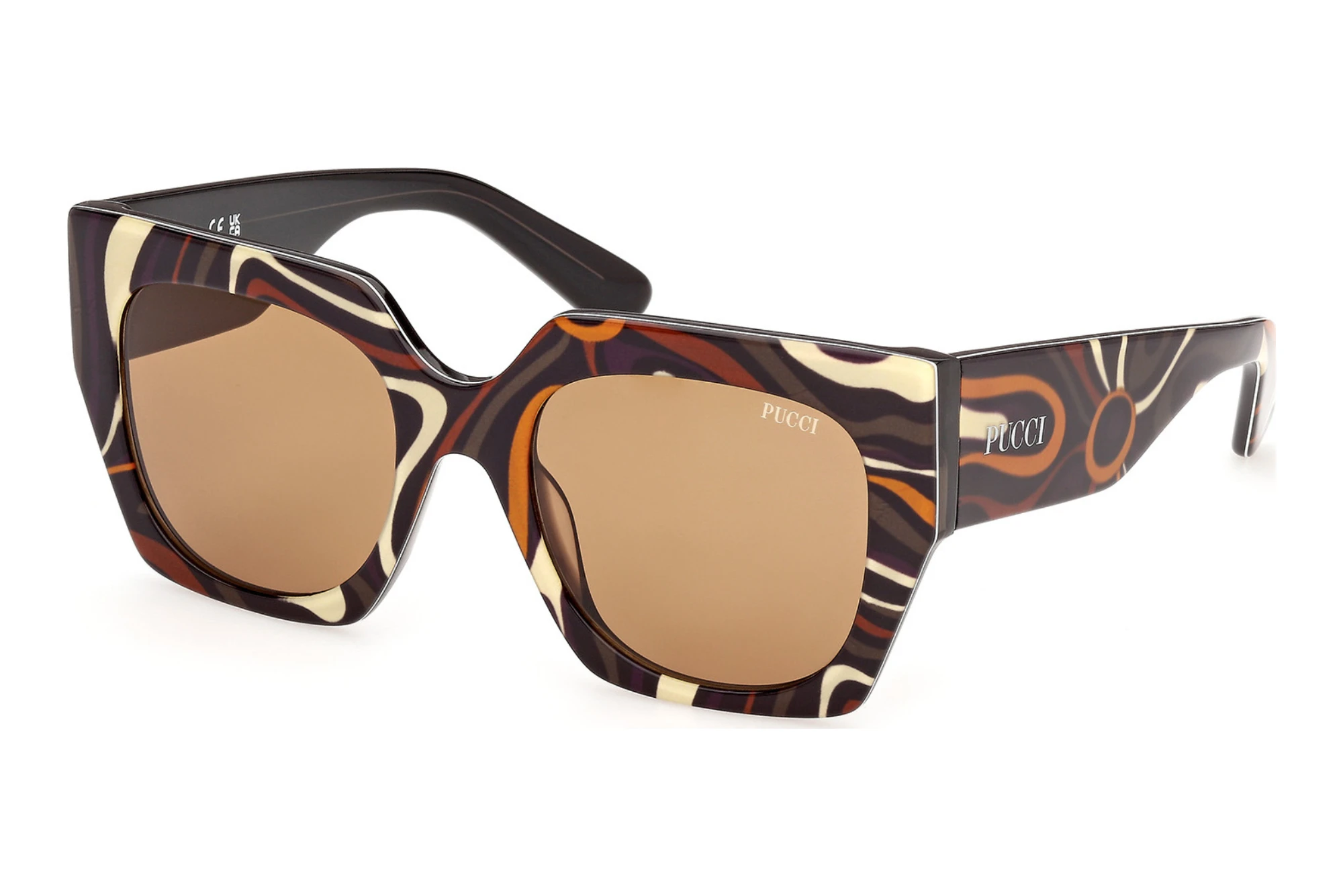 Emilio Pucci   EP0262 99E braunAnimalier/Einfarbig