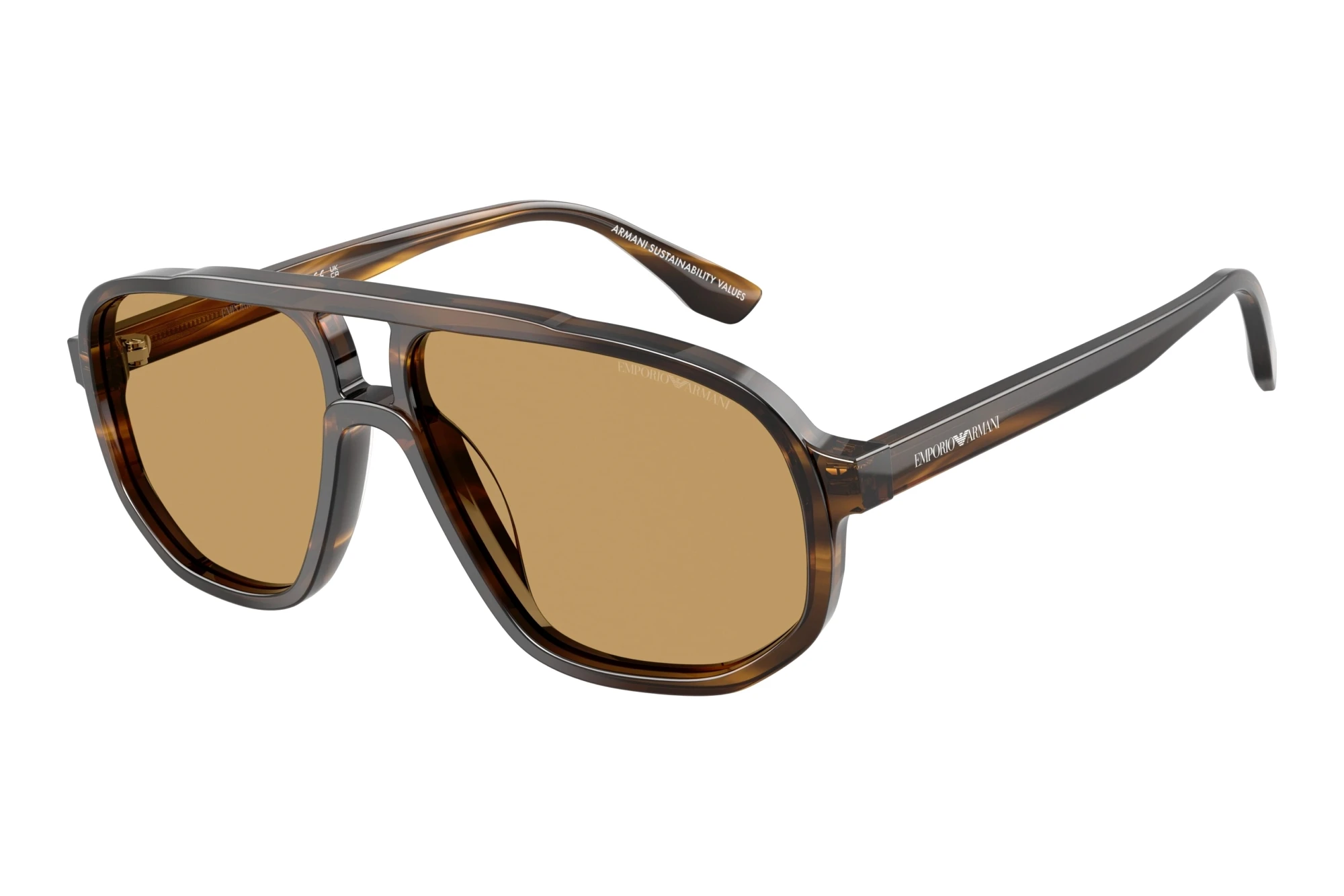 Emporio Armani   EA4263U 632673 BrownStriped Dark Green