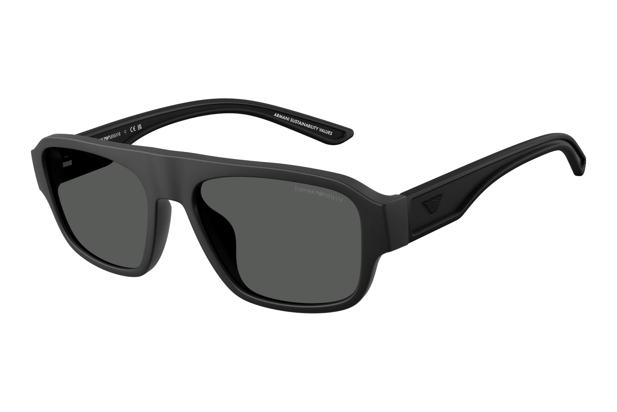 Emporio Armani   EA4266U 500187 Dark GreyRubberized Matte Black