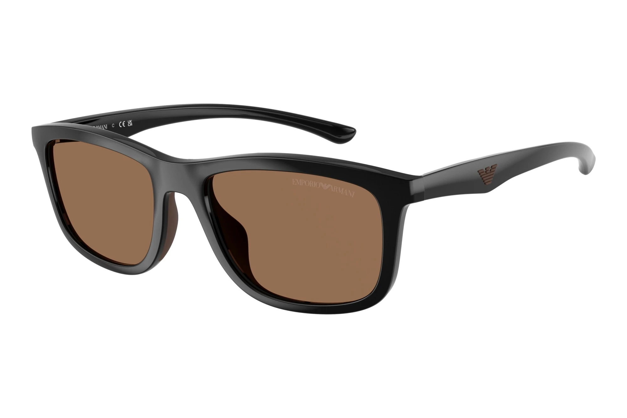 Emporio Armani   EA4277U 501773 Dark BrownShiny Black/Brown Rubber