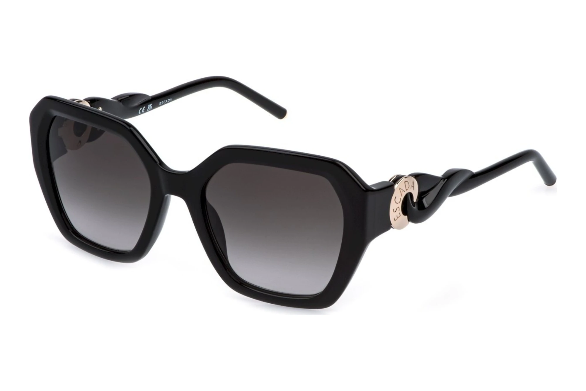 Escada   SESG37 0700 SMOKE GRADIENT SMOKESHINY BLACK