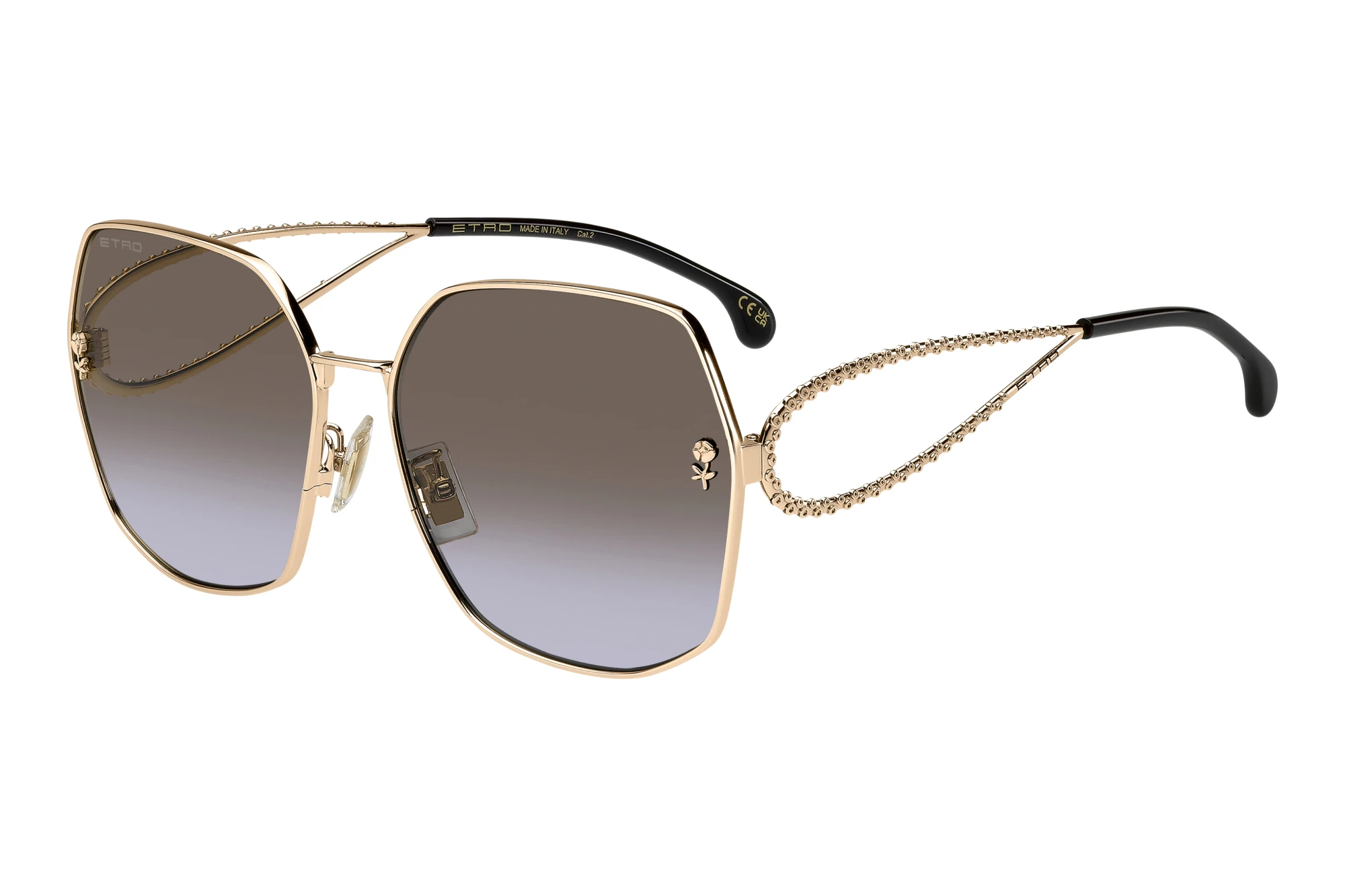 Etro   ETRO 0071/F/S 000/QR BROWN VIOLET DOUBLESHADEROSE GOLD