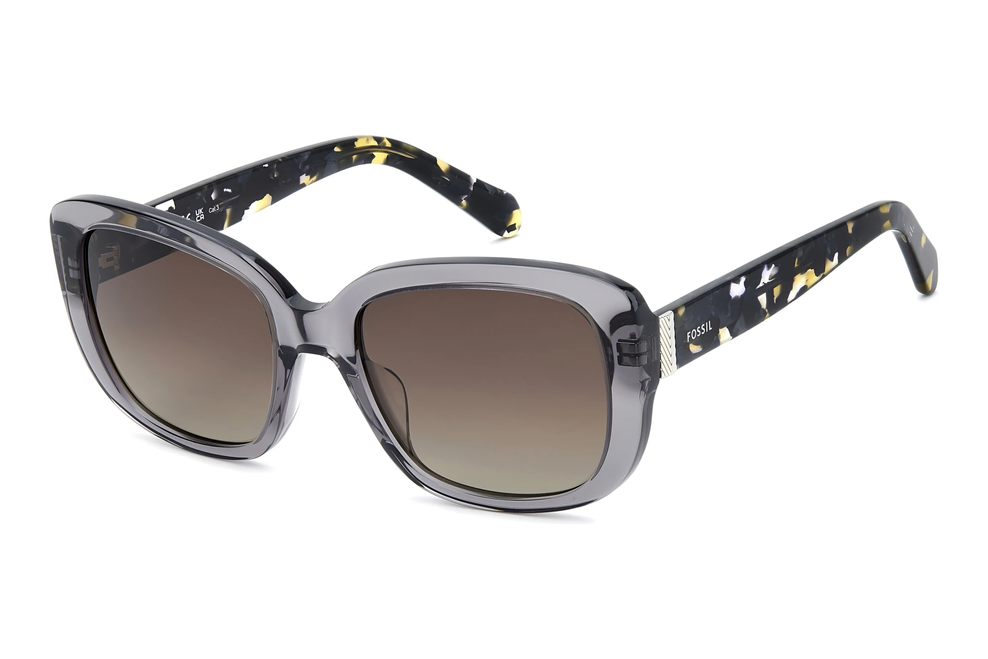 Fossil   FOS 2173/S 63M/HA BROWN SHADEDCRYSTAL GREY