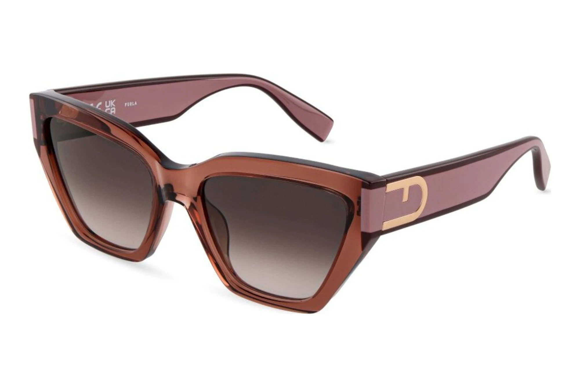 Furla   SFU975V 0805 BROWN GRADIENT PINKSHINY TRANSP.LIGHT BROWN
