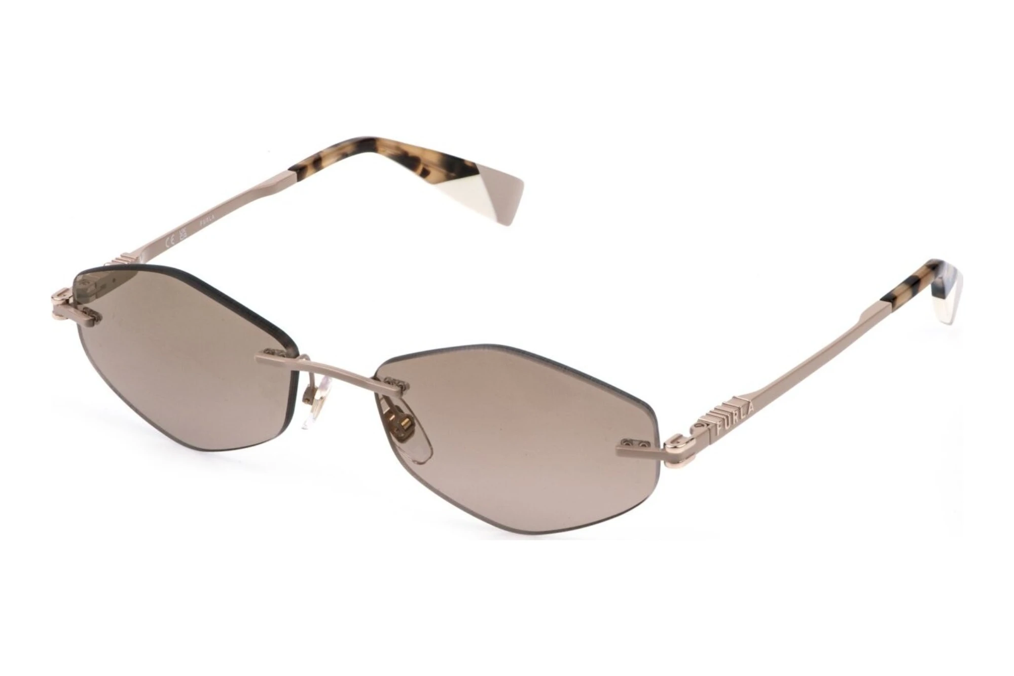 Furla   SFUB28 8F9G BROWN/DEG.MIRROR GOLDSHINY FULL BEIGE