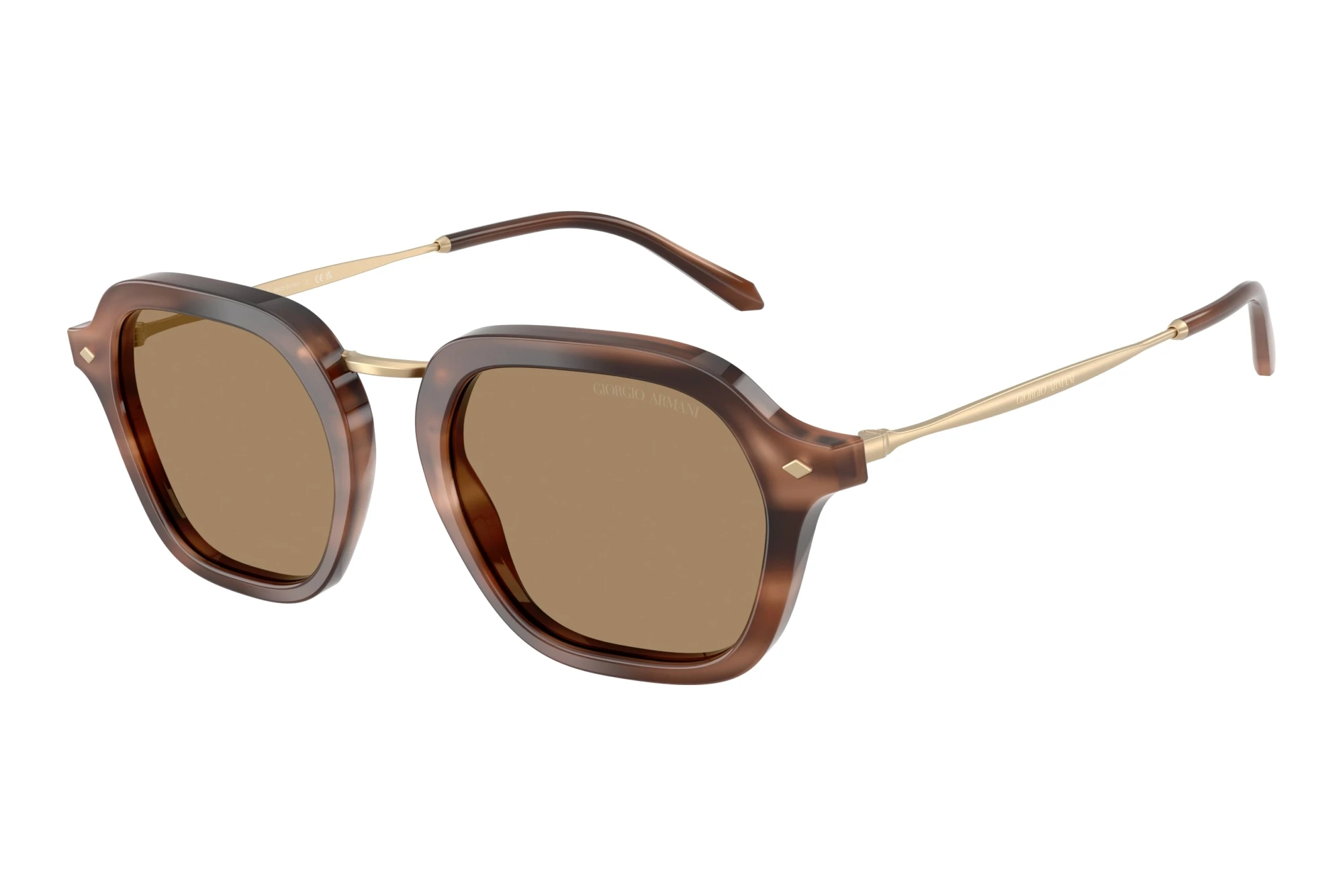 Giorgio Armani   AR6190 646573 Dark BrownStripped Brown