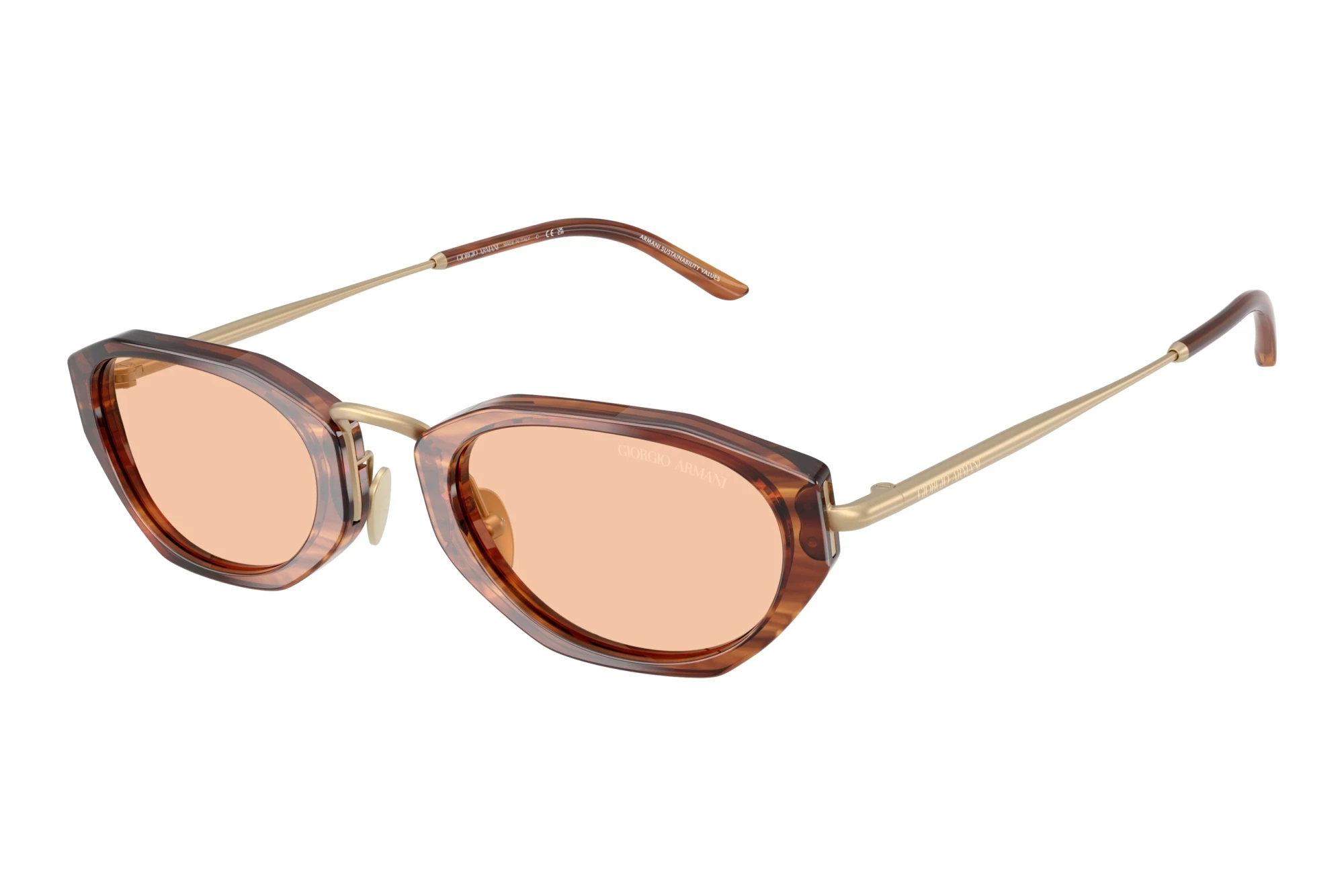 Giorgio Armani   AR8242 616273 Light BrownStriped Brown