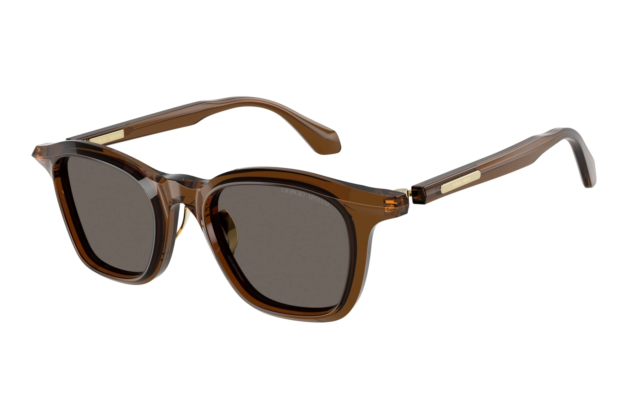Giorgio Armani   AR8257 642453 Dark BrownTransparent Dark Brown