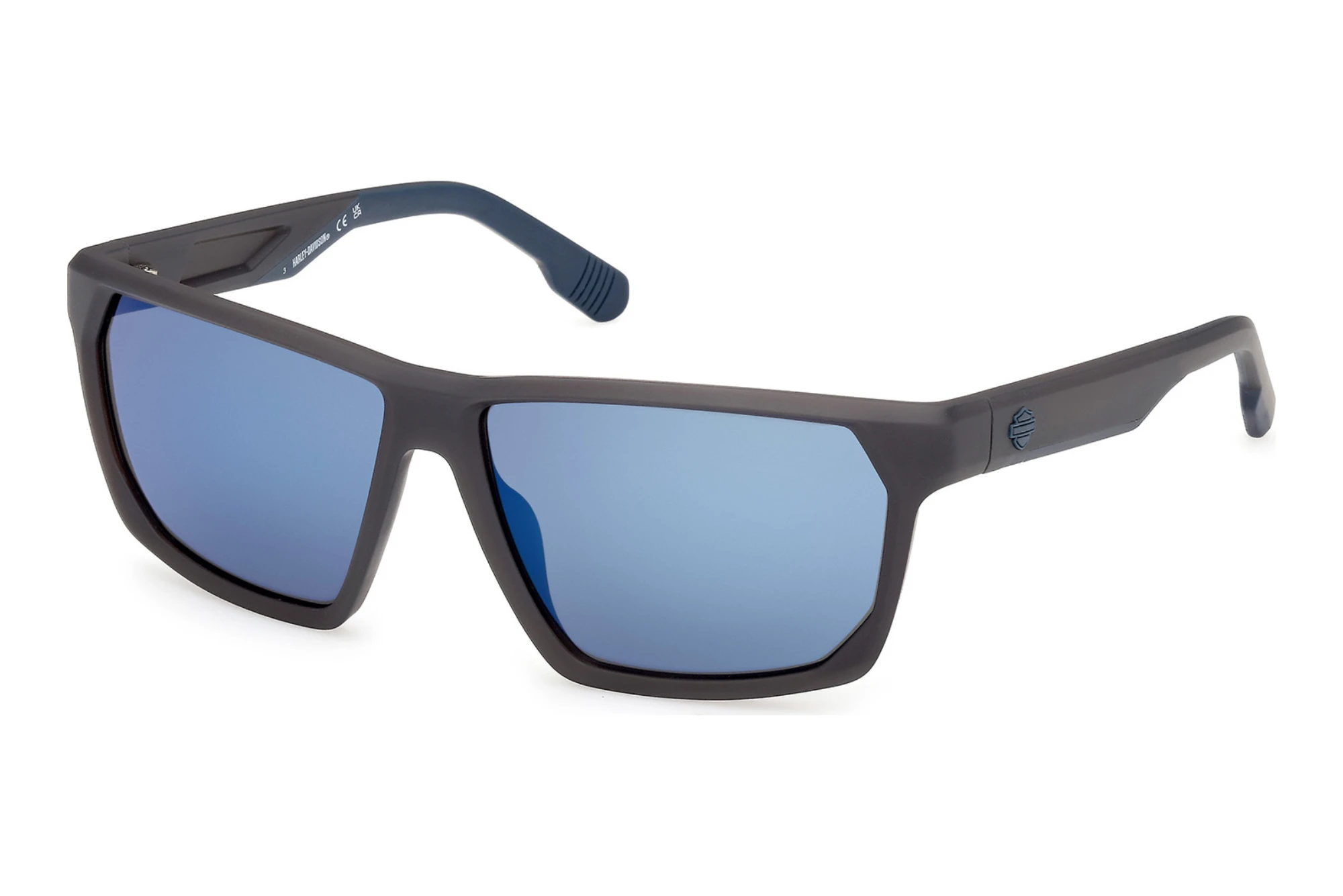 Harley-Davidson   HD00028 20X blau verspiegeltMatt Grau