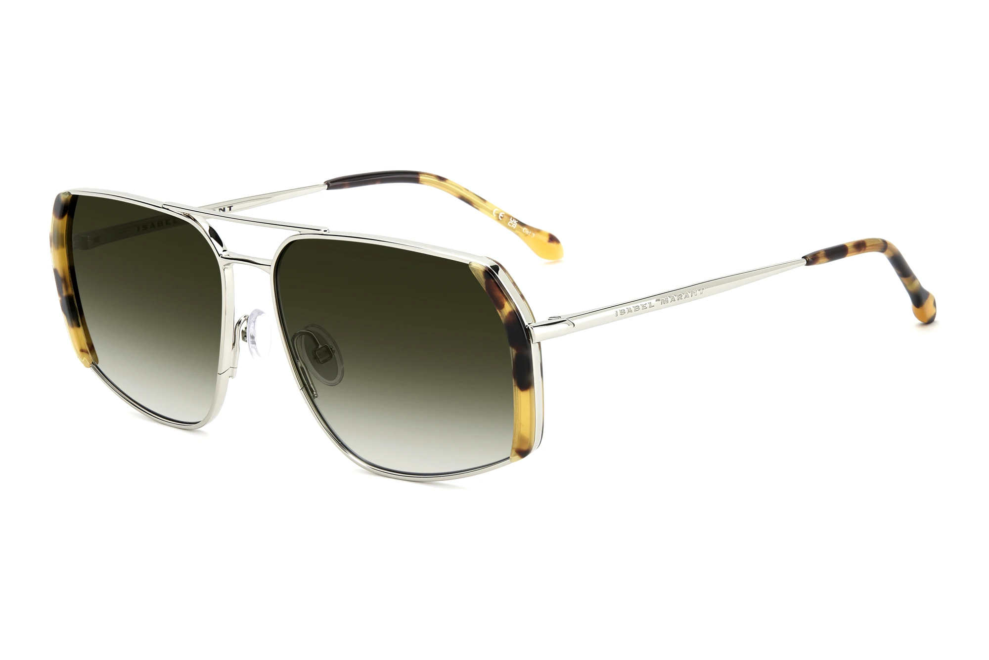 Isabel Marant   IM 0261/S HBN/9K GREEN SHADEDYELLOW HAVANA PALLADIUM