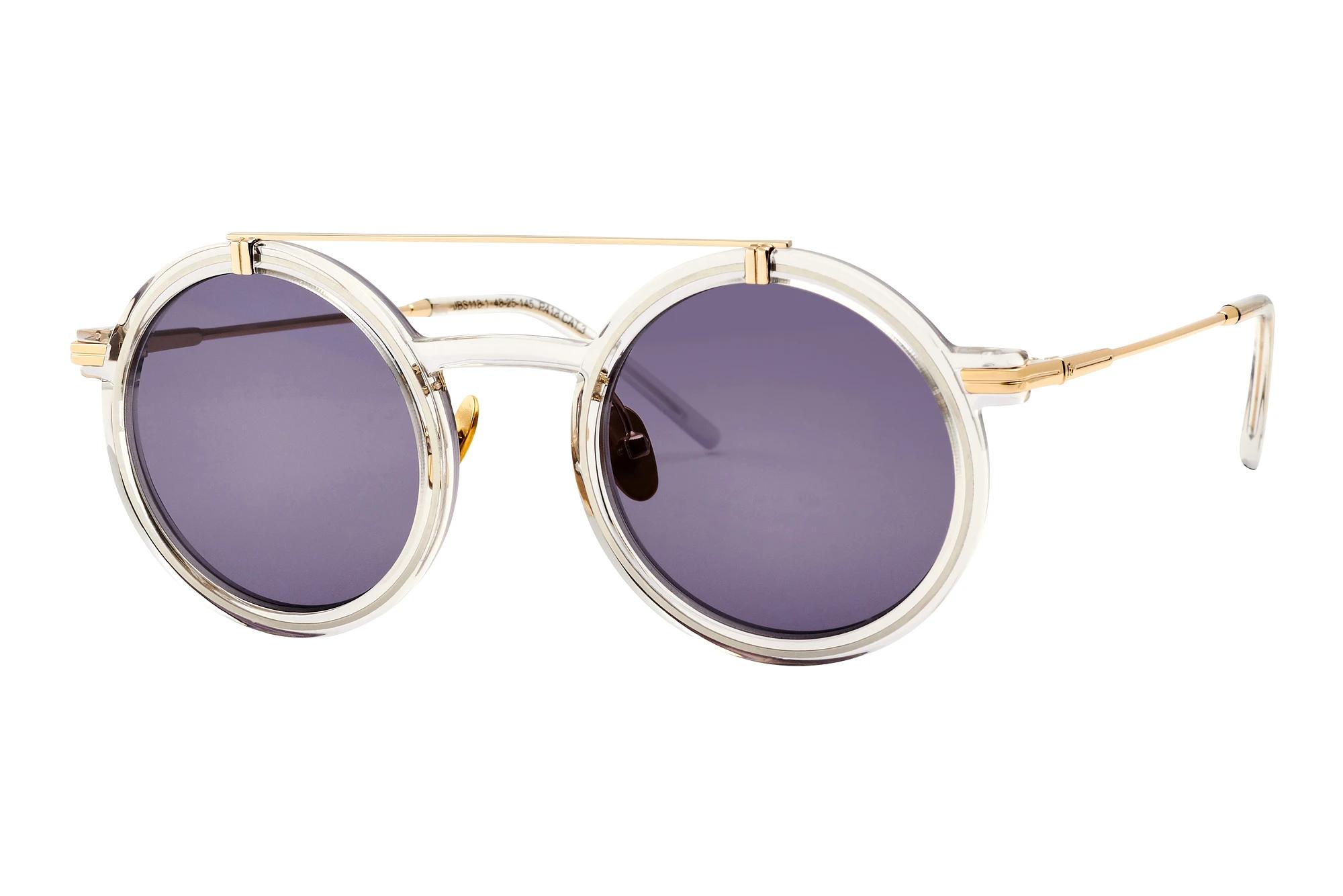 JB   JBS118 1 shiny gold + xtal light grey