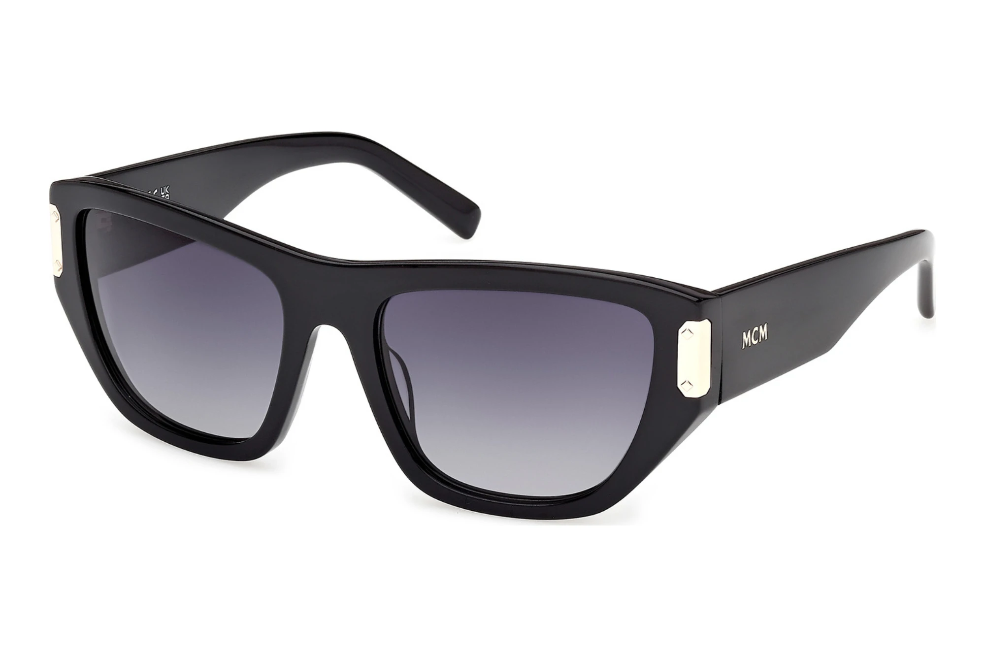 MCM Worldwide   MW0031 01B grau verlaufendGlänzend Schwarz