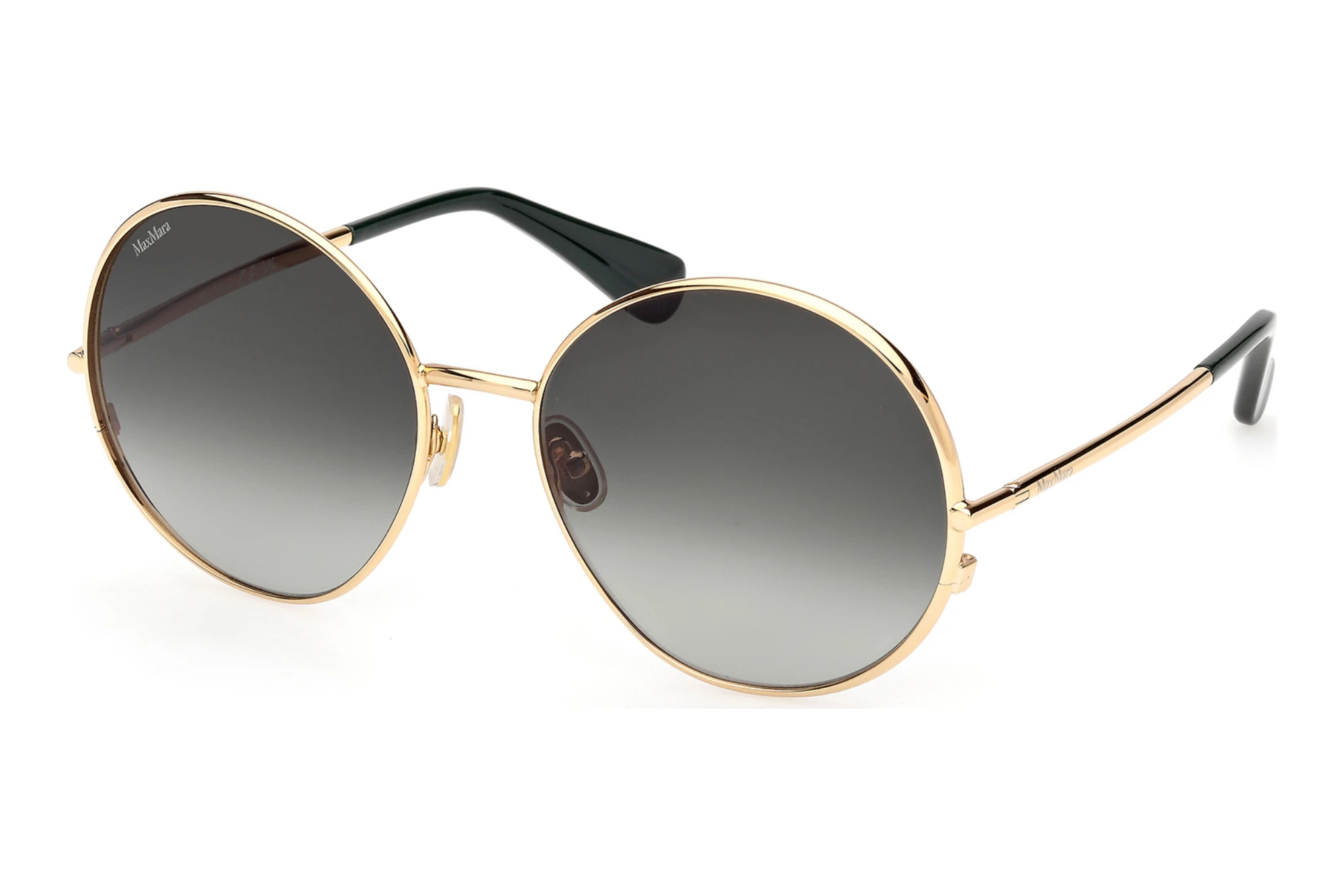 Max Mara   MM0191 32A grün verlaufendGlänzend Tiefgold