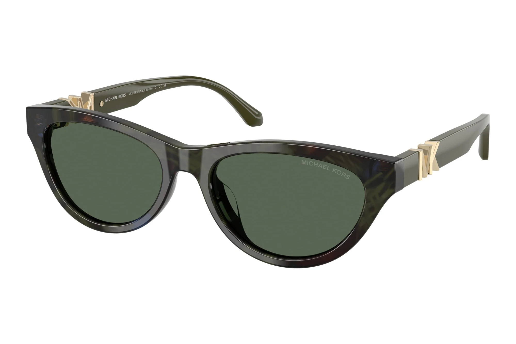 Michael Kors   MK2293U 370571 GreenOlive Camo Tortoise