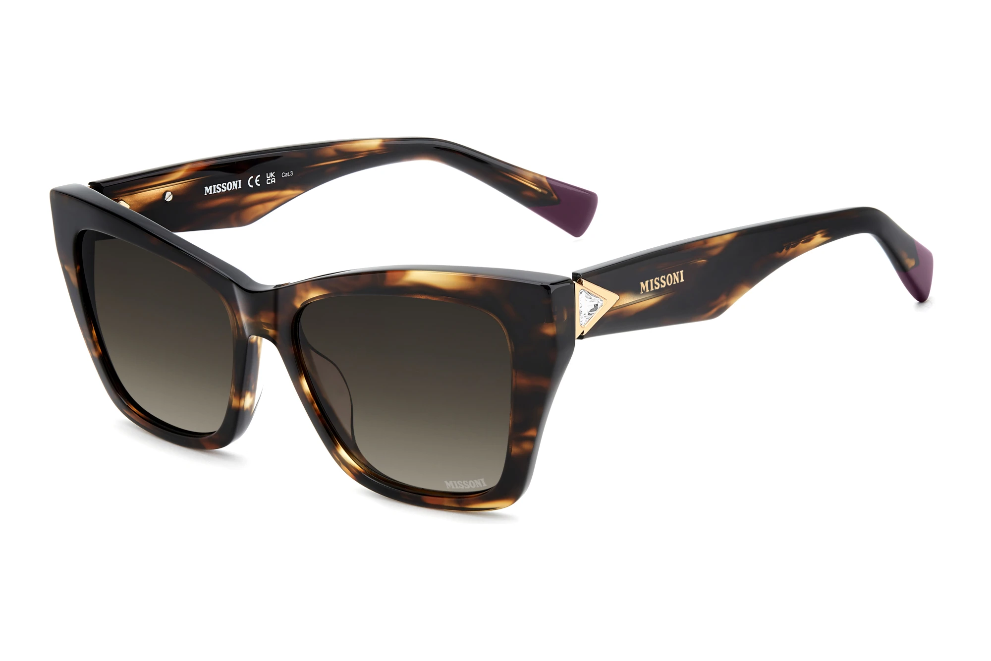 Missoni   MIS 0278/G/S KVI/HA BROWN SHADEDSTRIPED BROWN