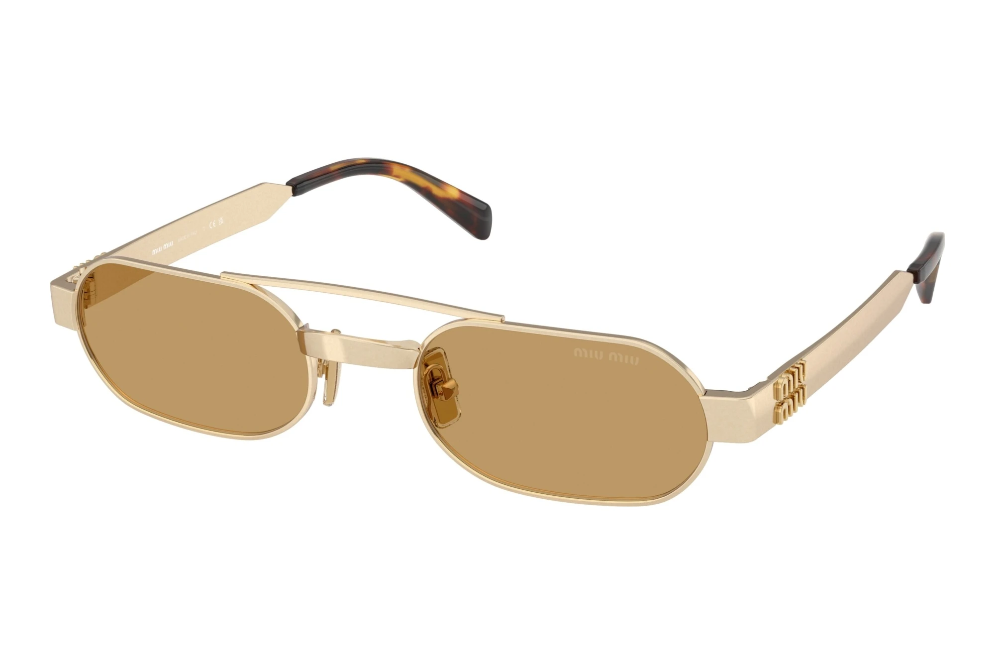 Miu Miu   MU B52S 22M10Y BrownAncient Gold