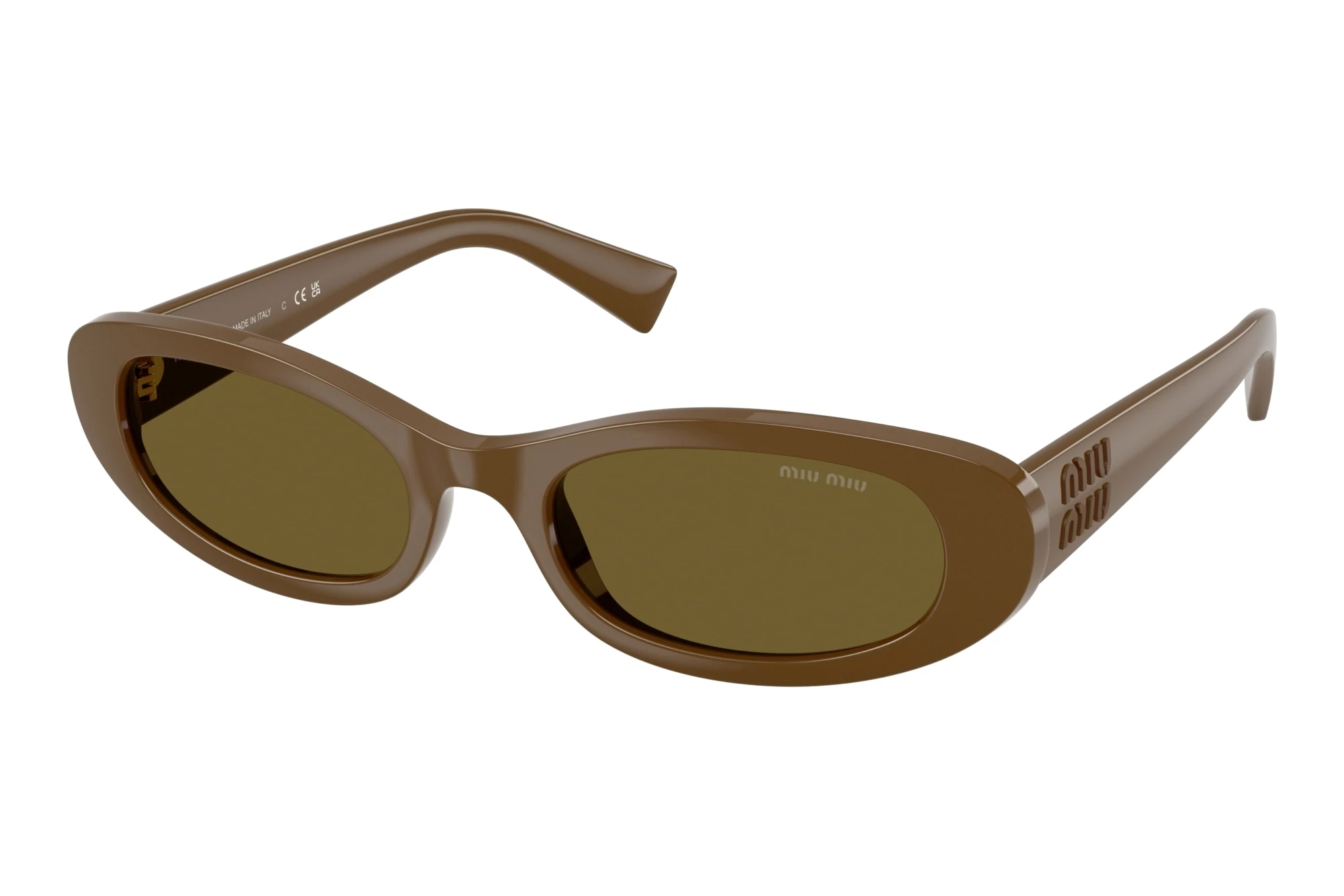 Miu Miu   MU C02S 23R09Z Dark BrownMilitary Green
