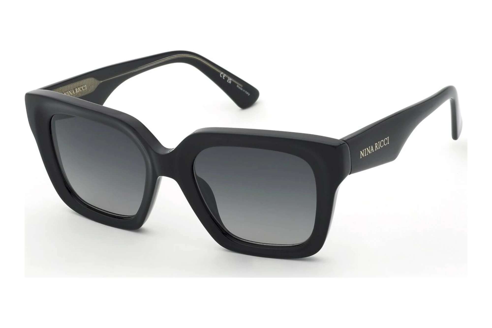 Nina Ricci   SNR458 0700 SMOKE GRADIENT SMOKESHINY BLACK