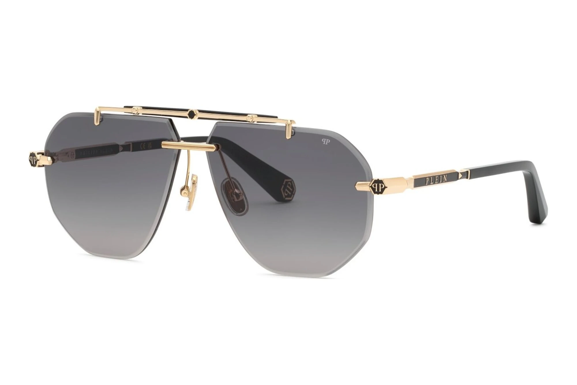 Philipp Plein   SPP249M 0301 SMOKE GRADIENT SMOKESH.ROSE GOLD W/BLACK PARTS