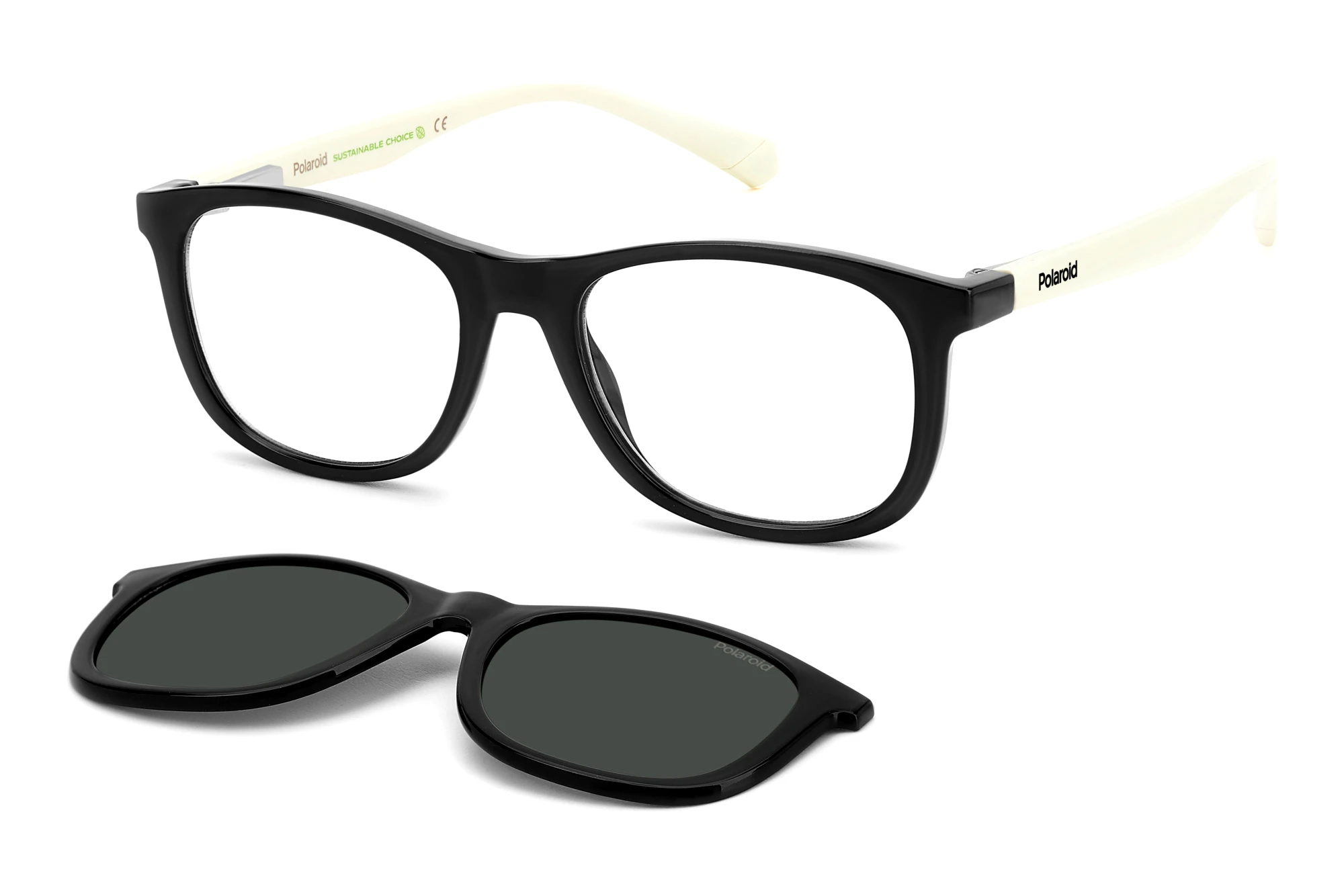 Polaroid   PLD 8054/CS 9HT/M9 GREY POLARIZEDBLACK IVORY