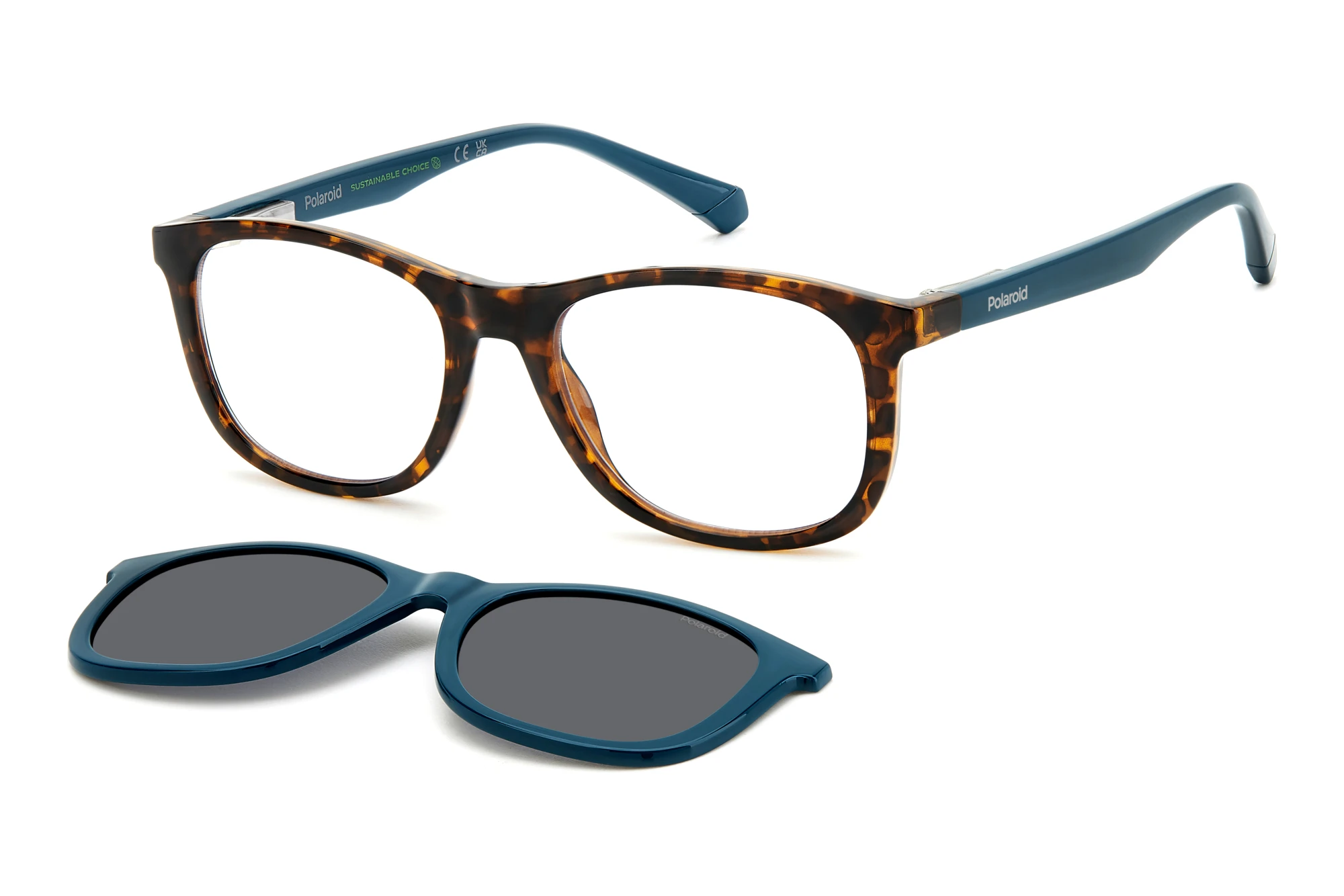 Polaroid   PLD 8054/CS YAP/M9 GREY POLARIZEDHAVANA TEAL