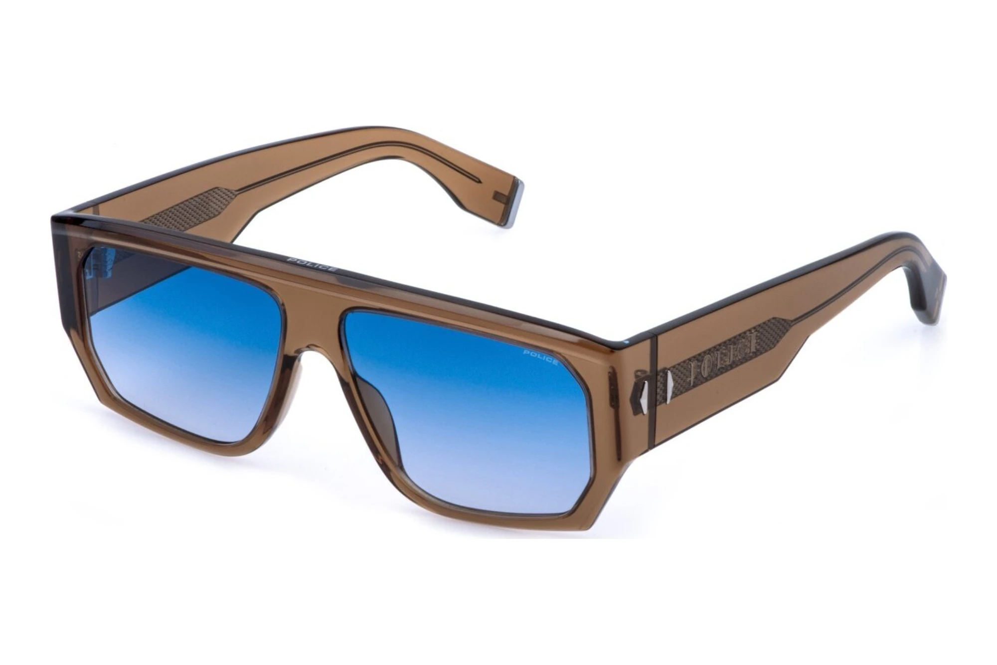 Police   SPLR81E 06A6 BLUE GRADIENT BLUESHINY TRANSP. BROWN