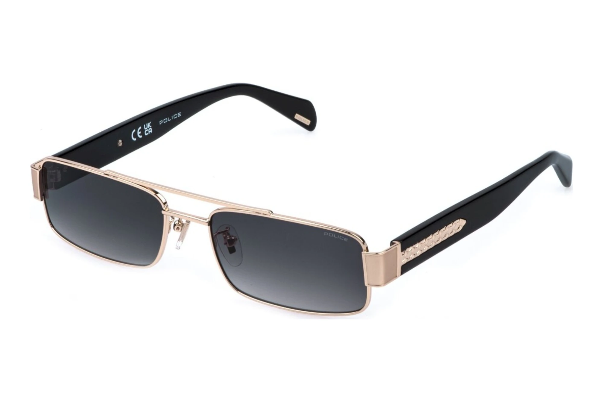 Police   SPLR95E 349Y SMOKE GRADIENTSHINY ROSE GOLD WITH SANDBLASTED/SATIN /