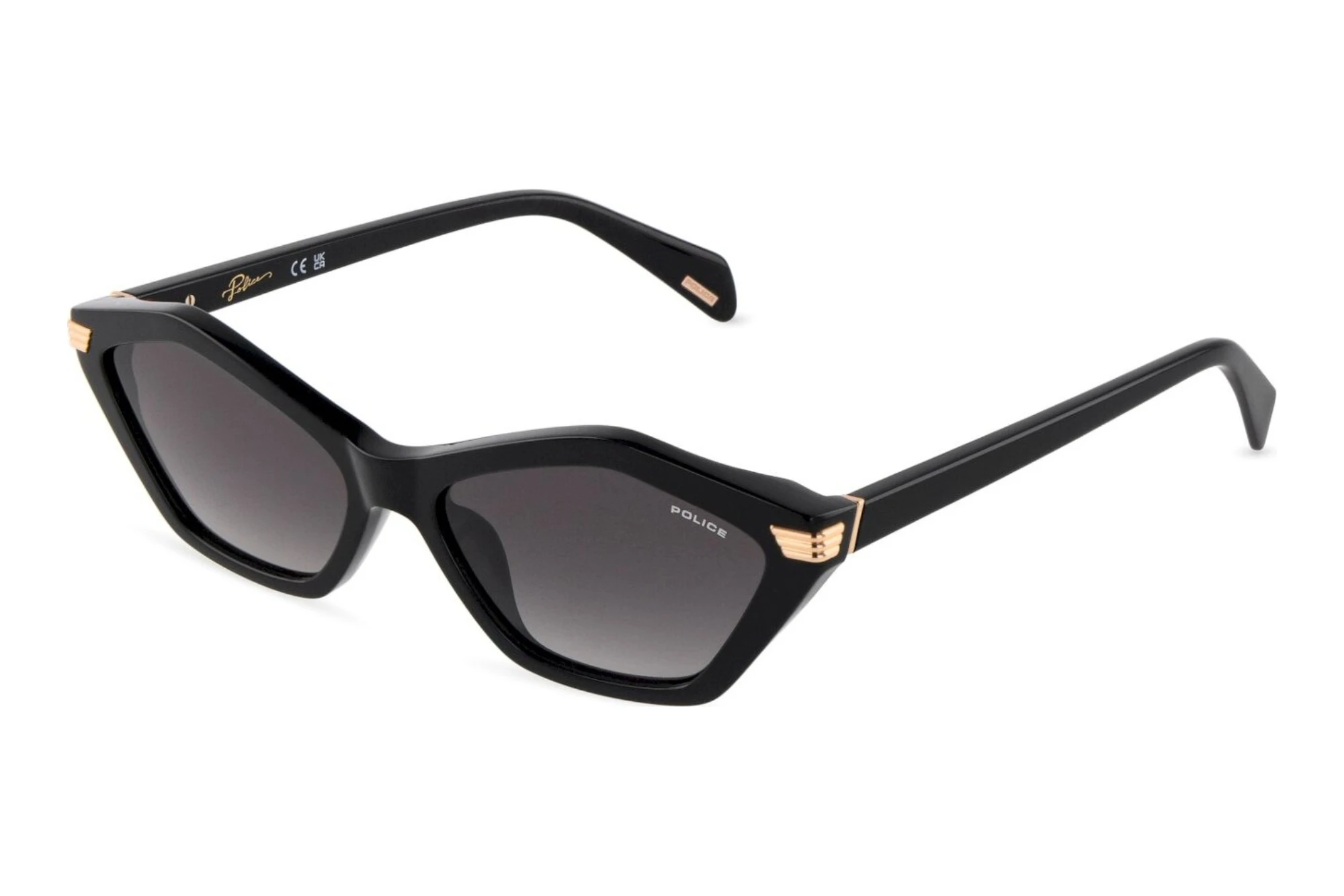 Police   SPLU08 0700 SMOKE GRADIENTSHINY BLACK