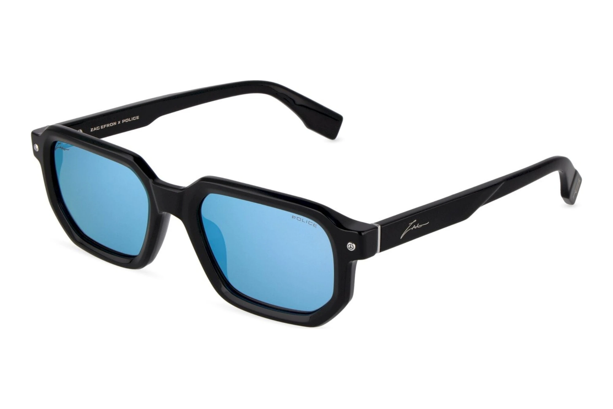 Police   SPLU82 700B SMOKE/MIRROR BLUESHINY BLACK
