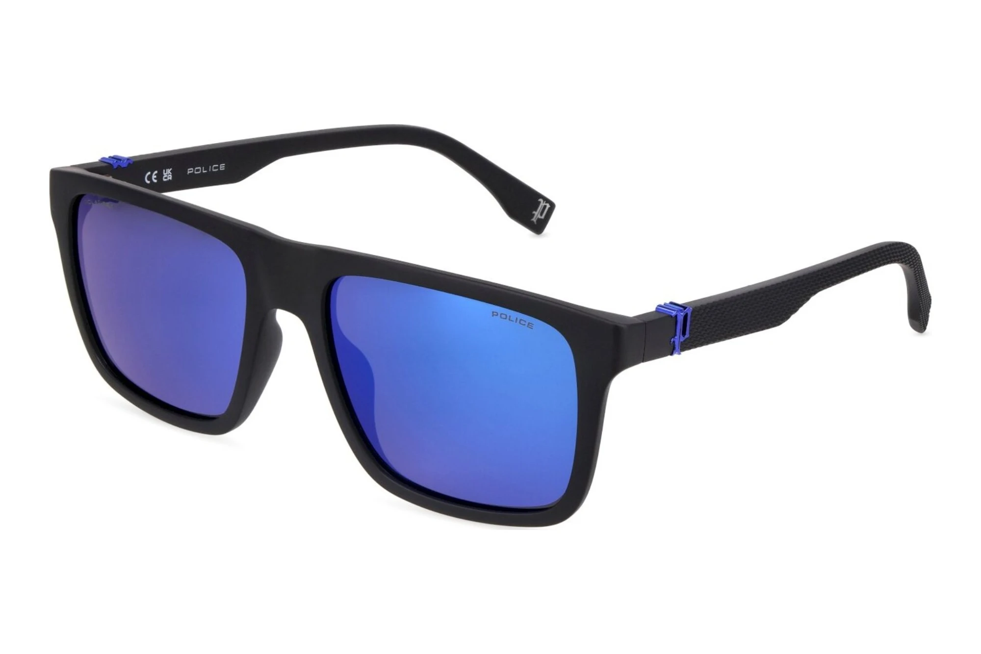 Police   SPLV24 U28P SMOKE/MIRROR BLUEMATT BLACK