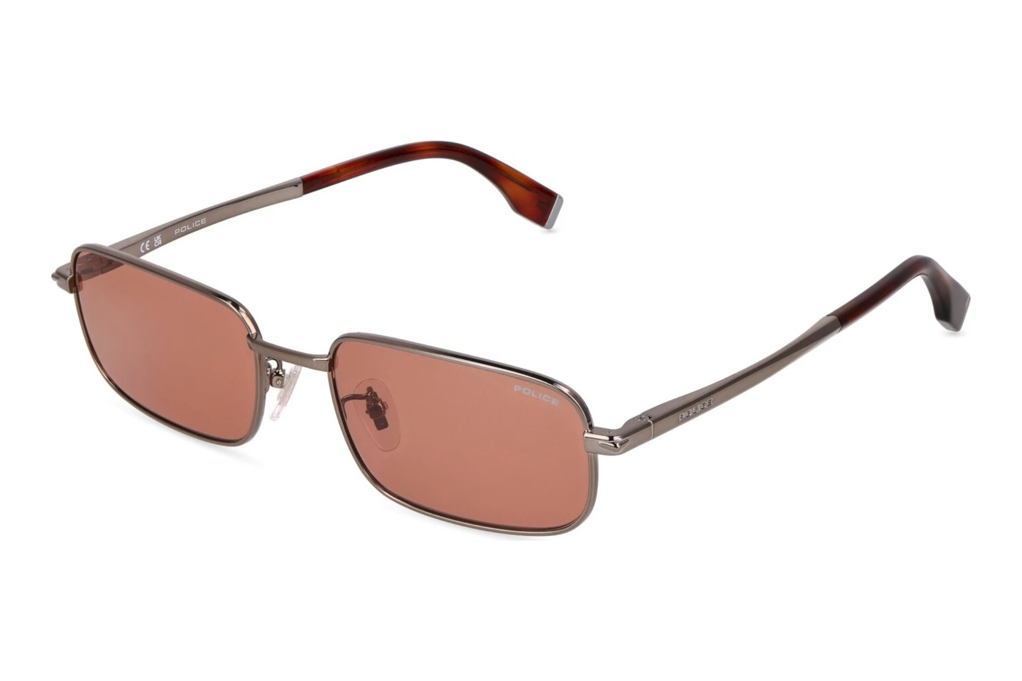 Police   SPLV34 0509 BROWNTOTAL SHINY RUTHENIUM