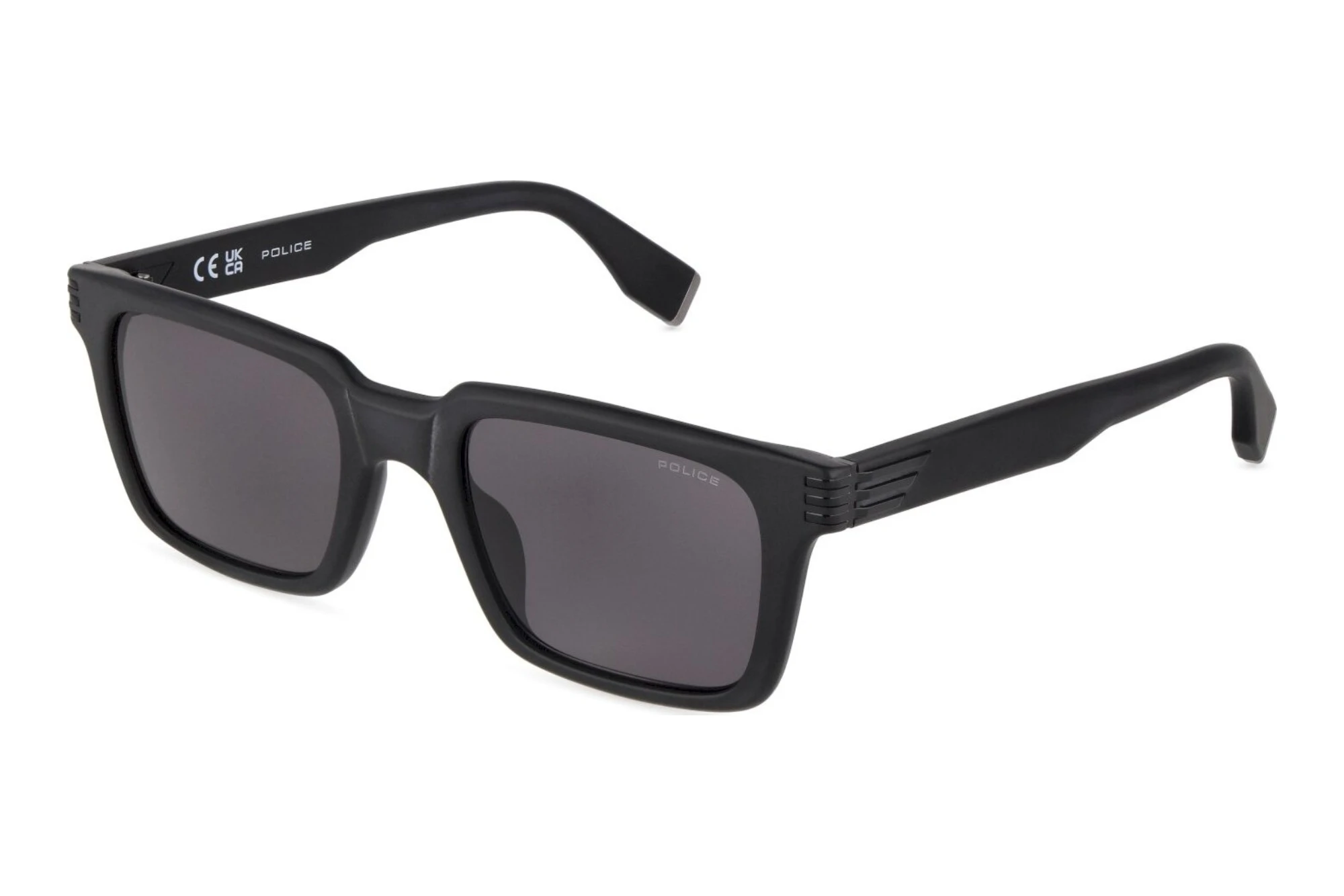 Police   SPLV37 0703 SMOKEMATT/SANDBLASTED BLACK
