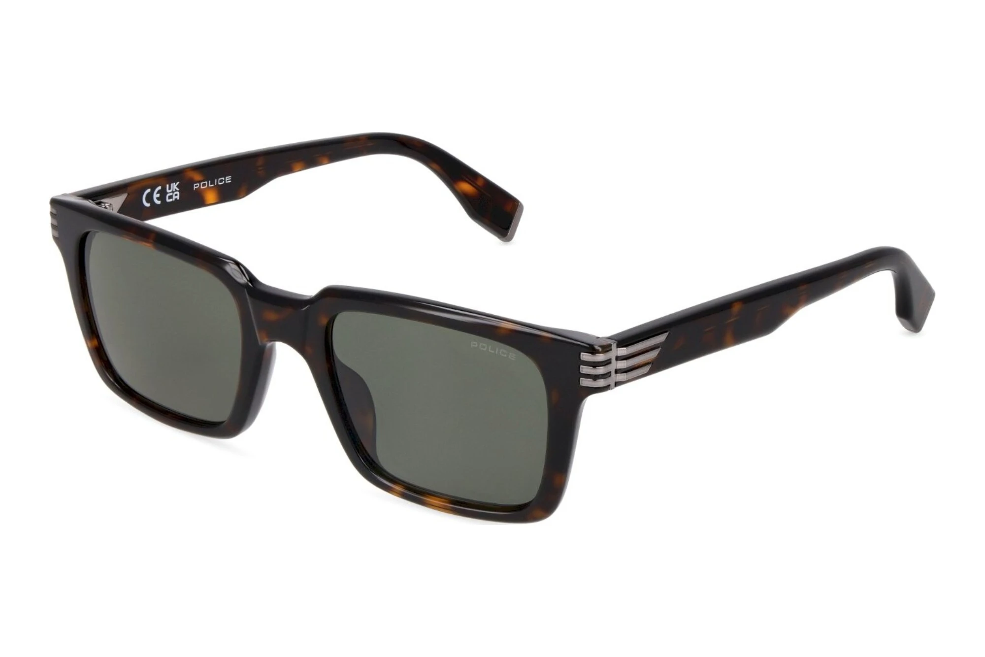 Police   SPLV37 0722 GREENSHINY DARK HAVANA