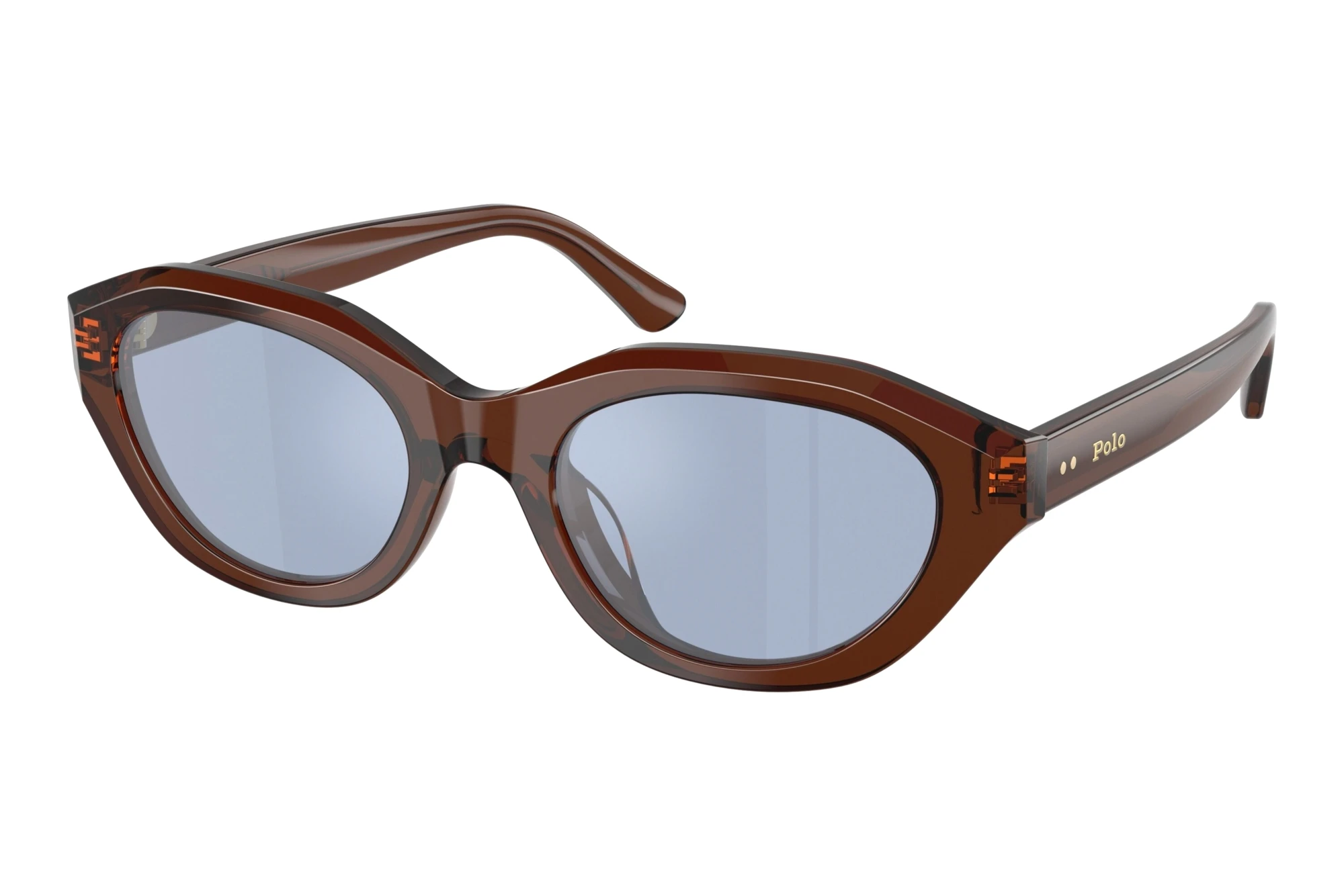 Polo   PH4237U 63531U Light Blue Mirror SilverShiny Transparent Brown