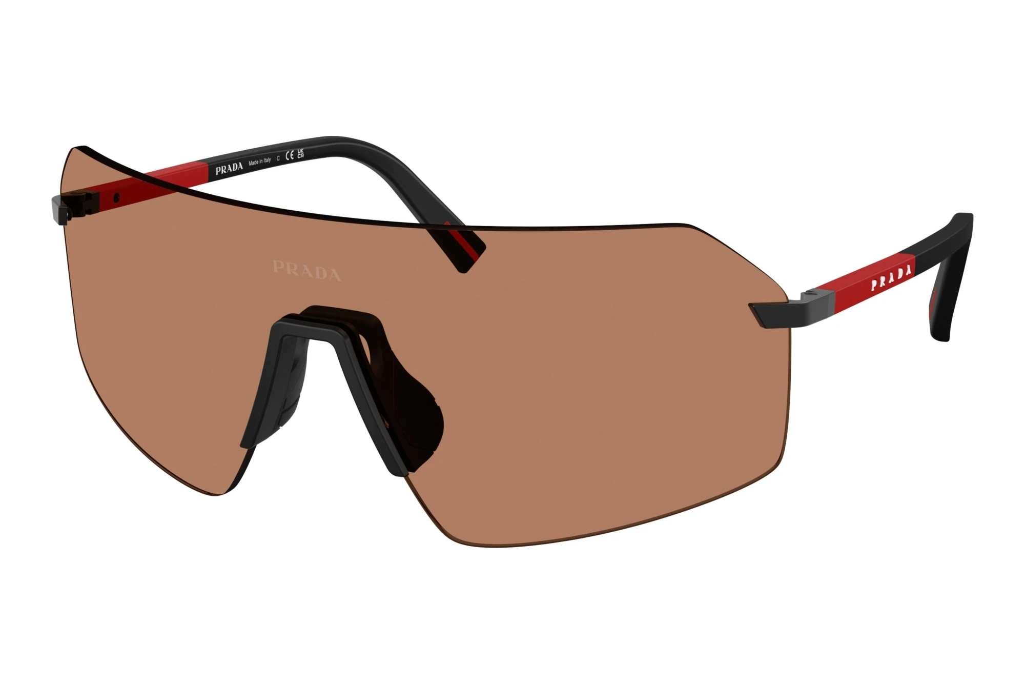 Prada Linea Rossa   PS B50S 1BO20D Solid BrownBlack