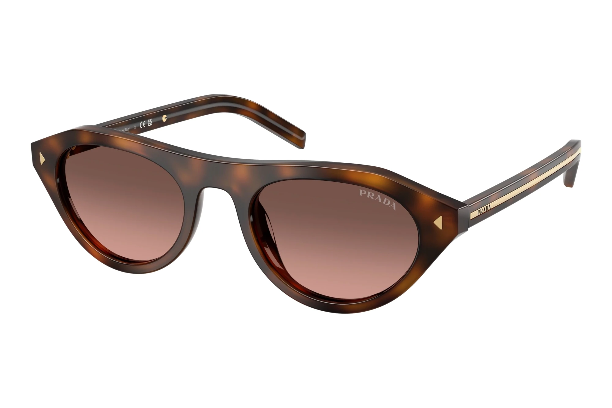 Prada   PR B15S 20D11C Brown Gradient GreyJuniper Tortoise
