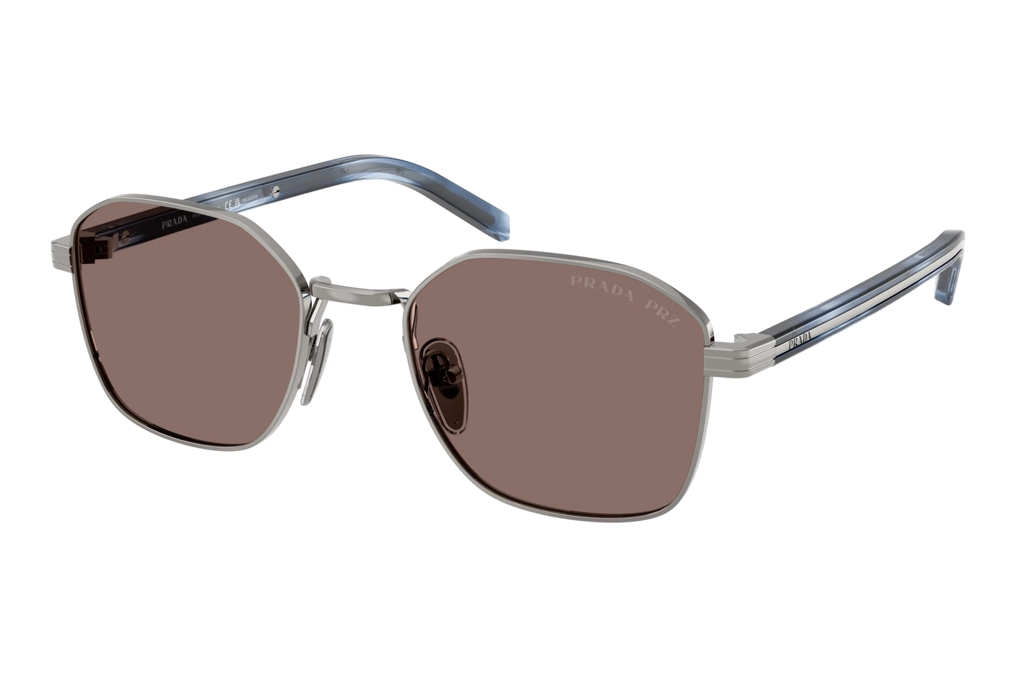 Prada   PR C50S 5AV05C Polarized Light BrownGunmetal